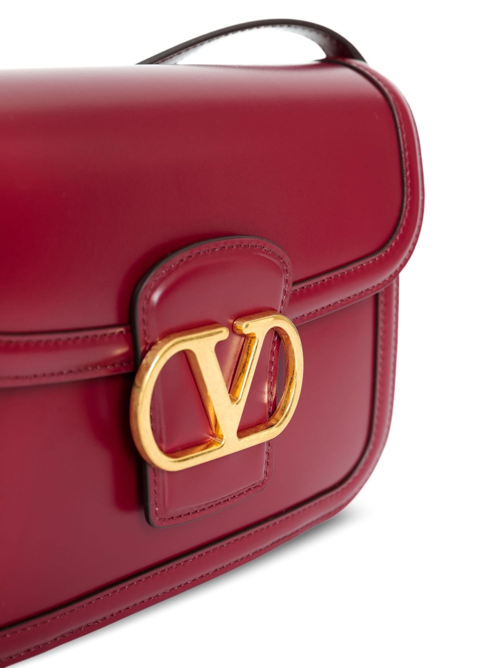 Structured Handbag With Metallic Accents