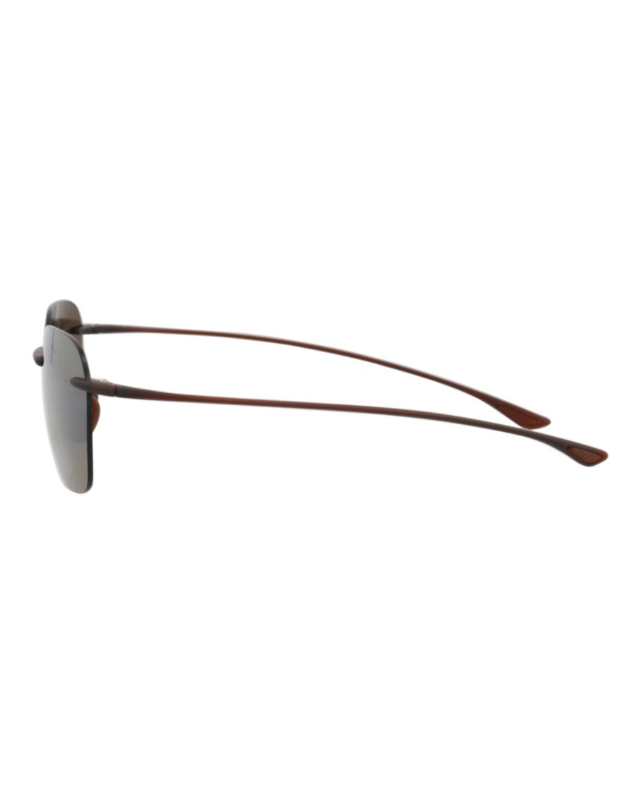 Square-Frame Nylon Sunglasses