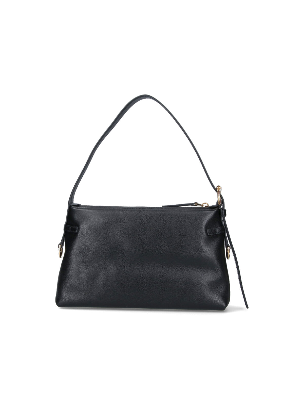 Mini Black Leather Shoulder Bag