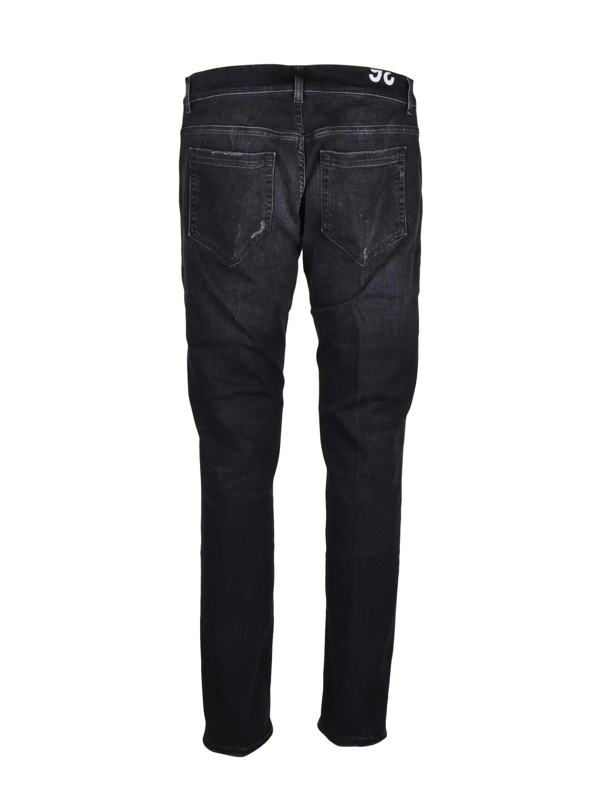 Black George Skinny Fit Cotton Polyester Jeans