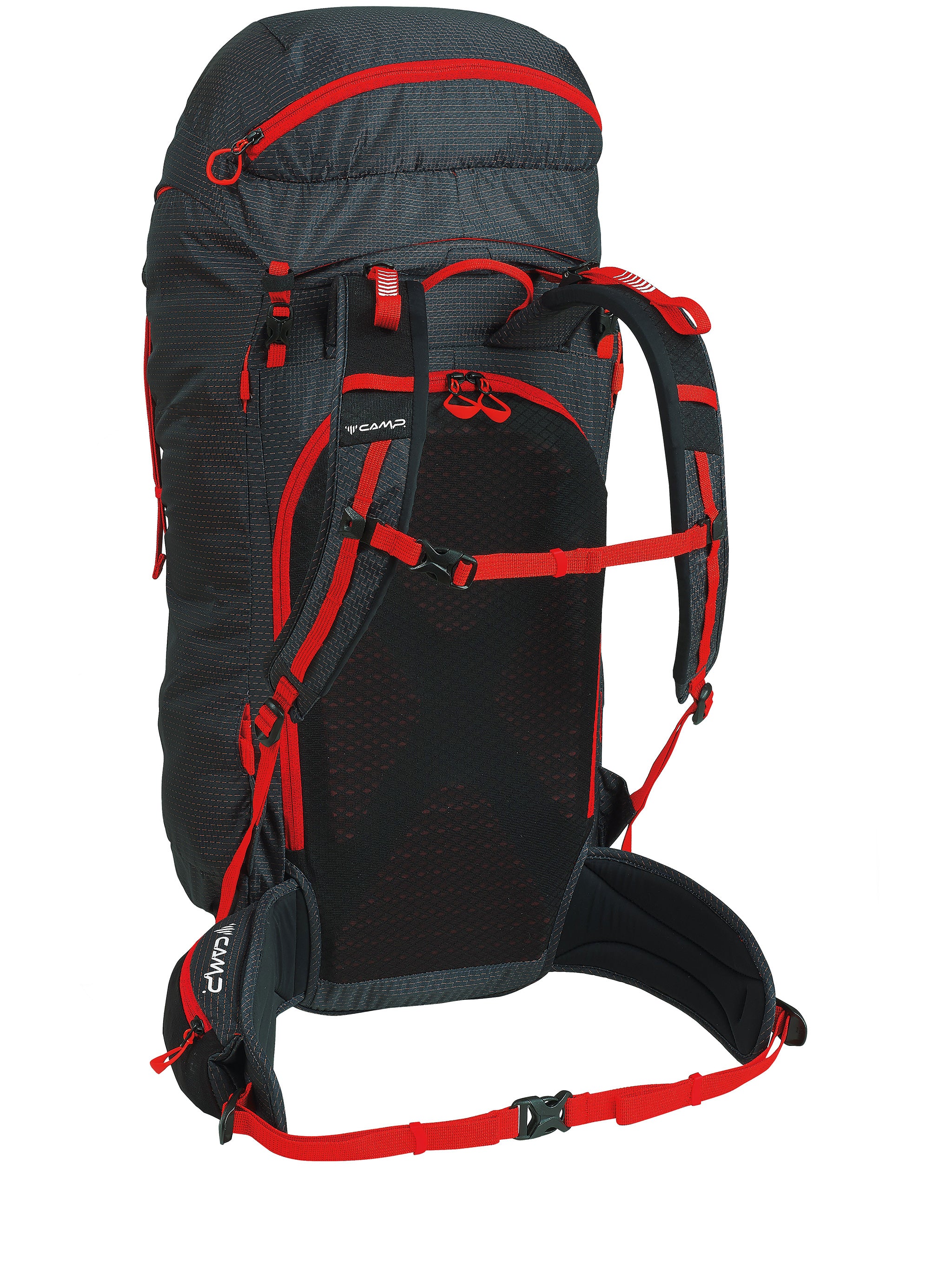M45 Structured Red Accent Outdoor Backpack