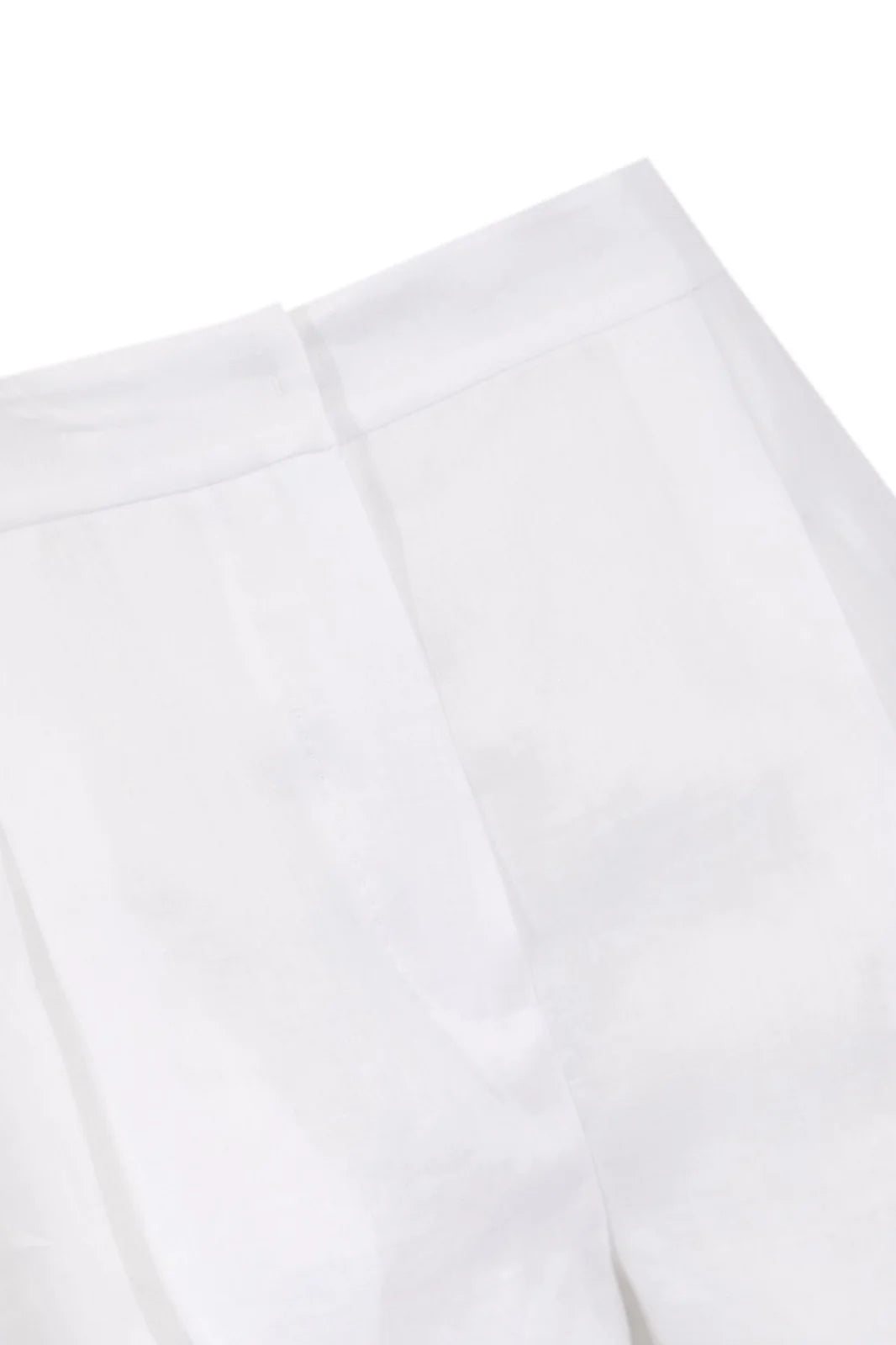Knee-Length Tailored Shorts with High Waist