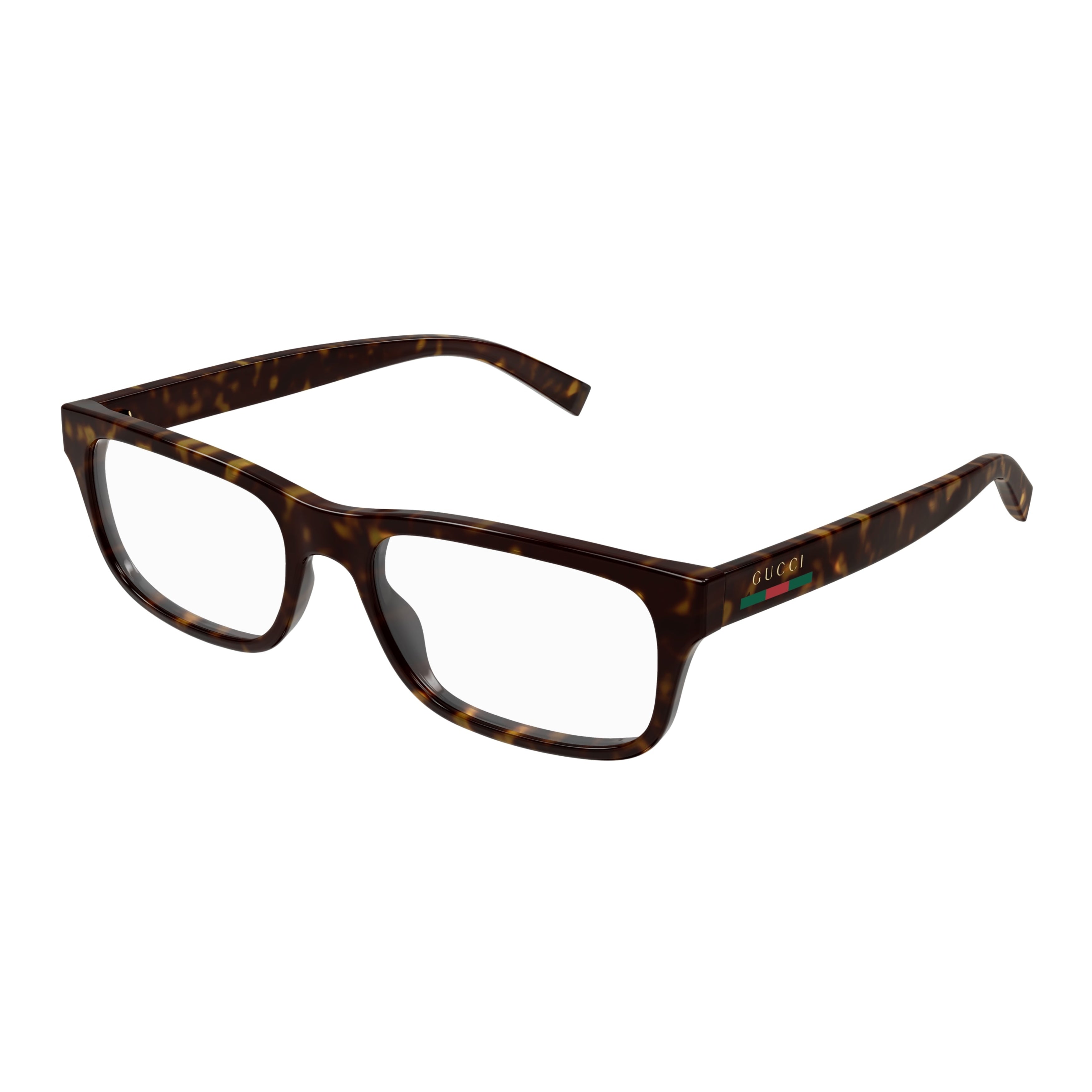 Gg1858o Rectangular Tortoiseshell Eyeglasses