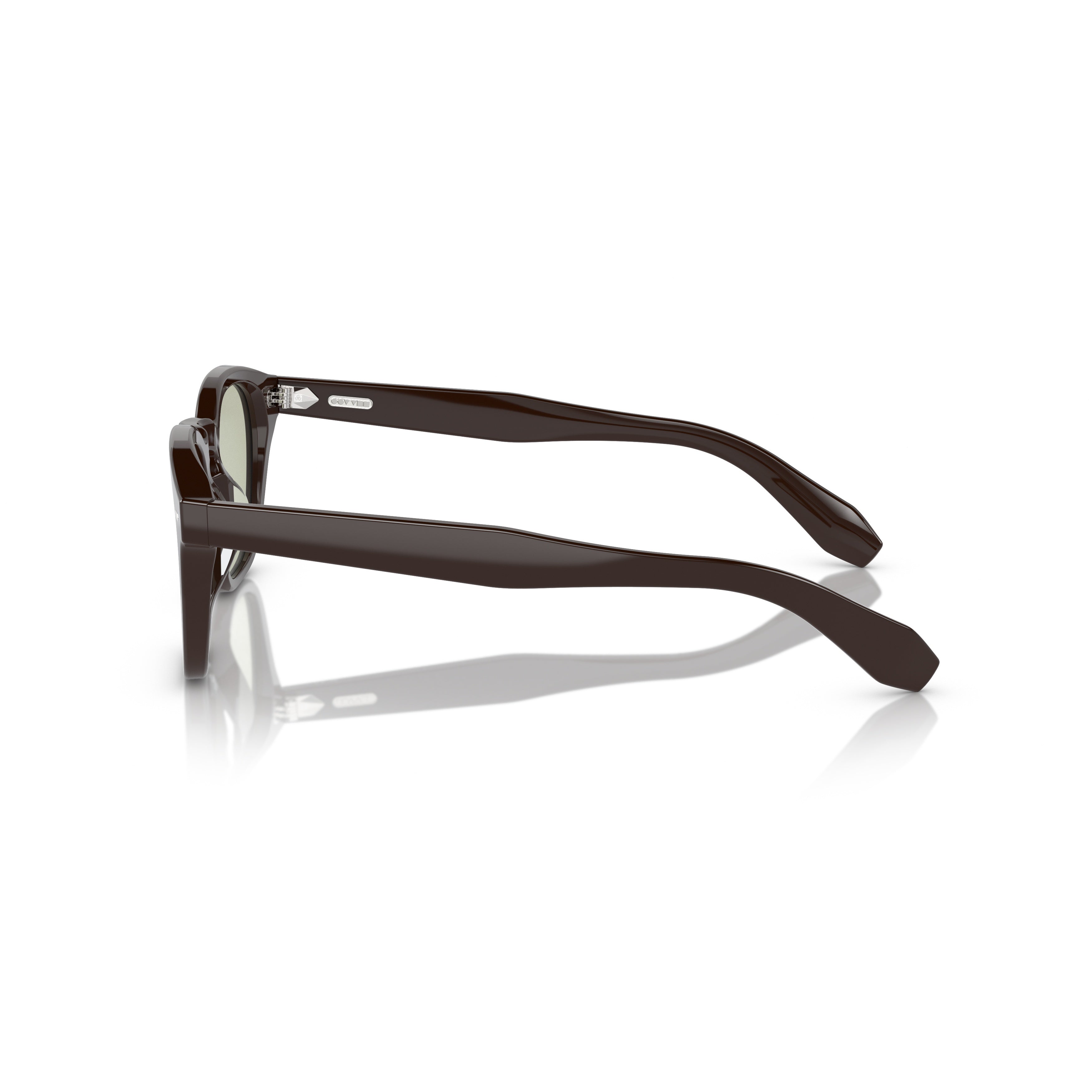 0ov5527u Classic Square Frame Acetate Sunglasses with Metallic Accents