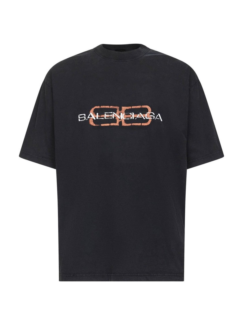 Essential Black T-Shirt With Crew Neckline And Timeless Appeal