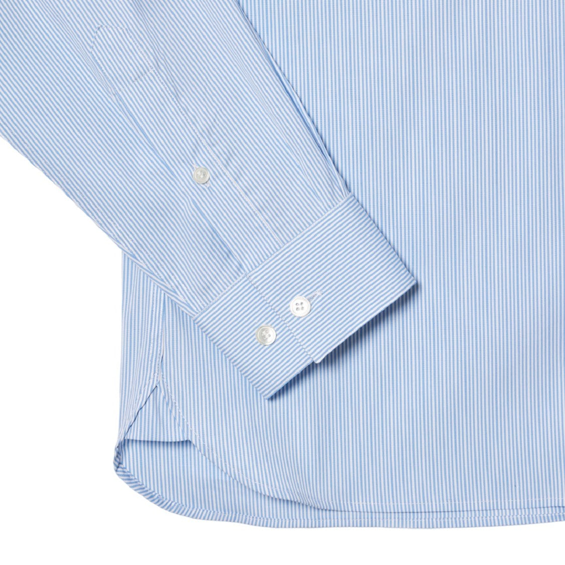 Clear Blue Striped Slim Fit Shirt