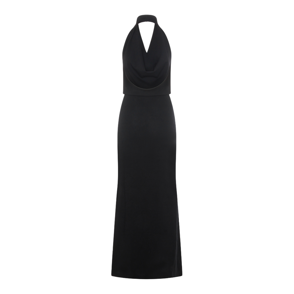 Floor-Length Halter Neck Dress