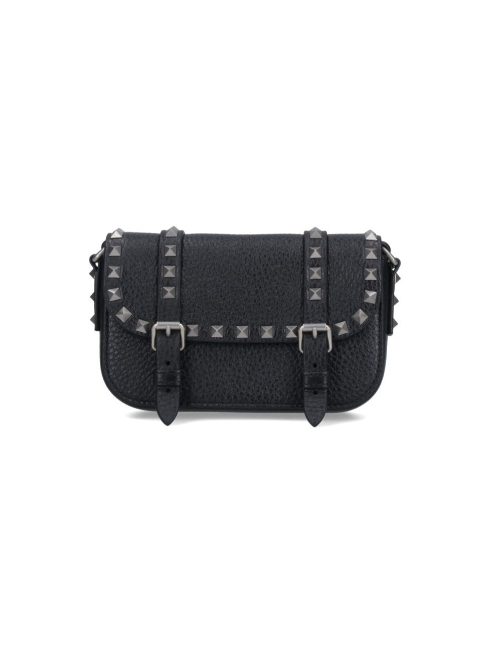 "Vlogo" Mini Crossbody Bag – Black
