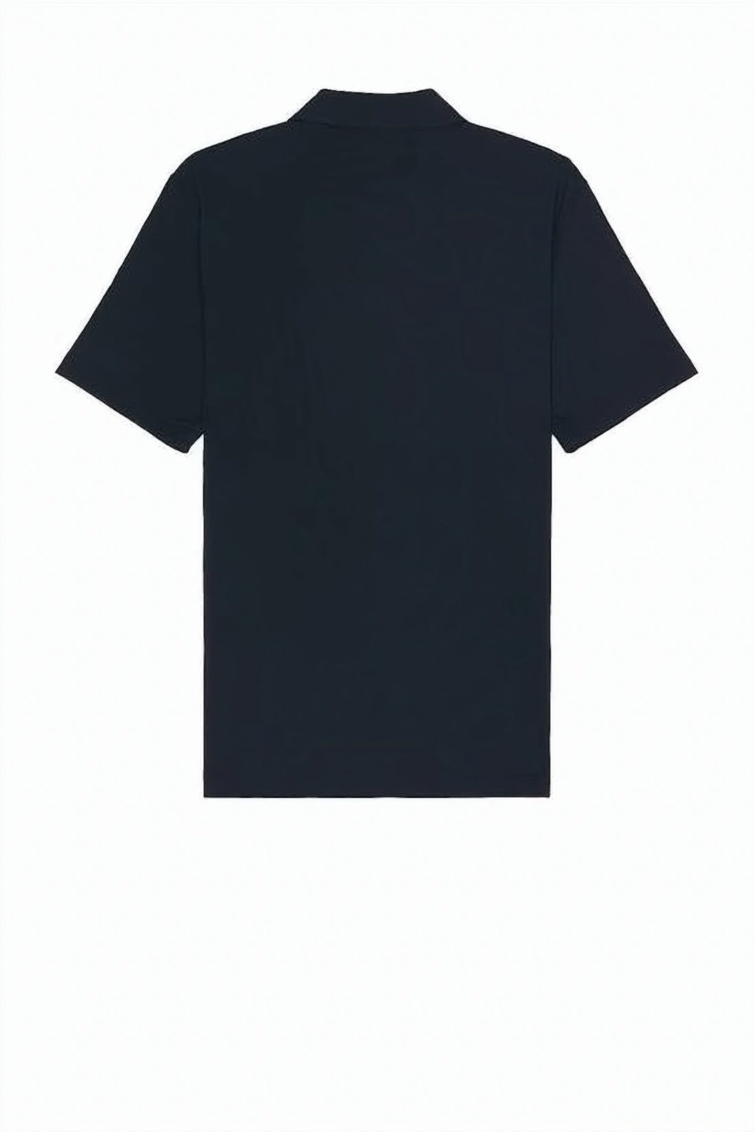 Zip-Up Collar Polo Shirt with Minimalist Design