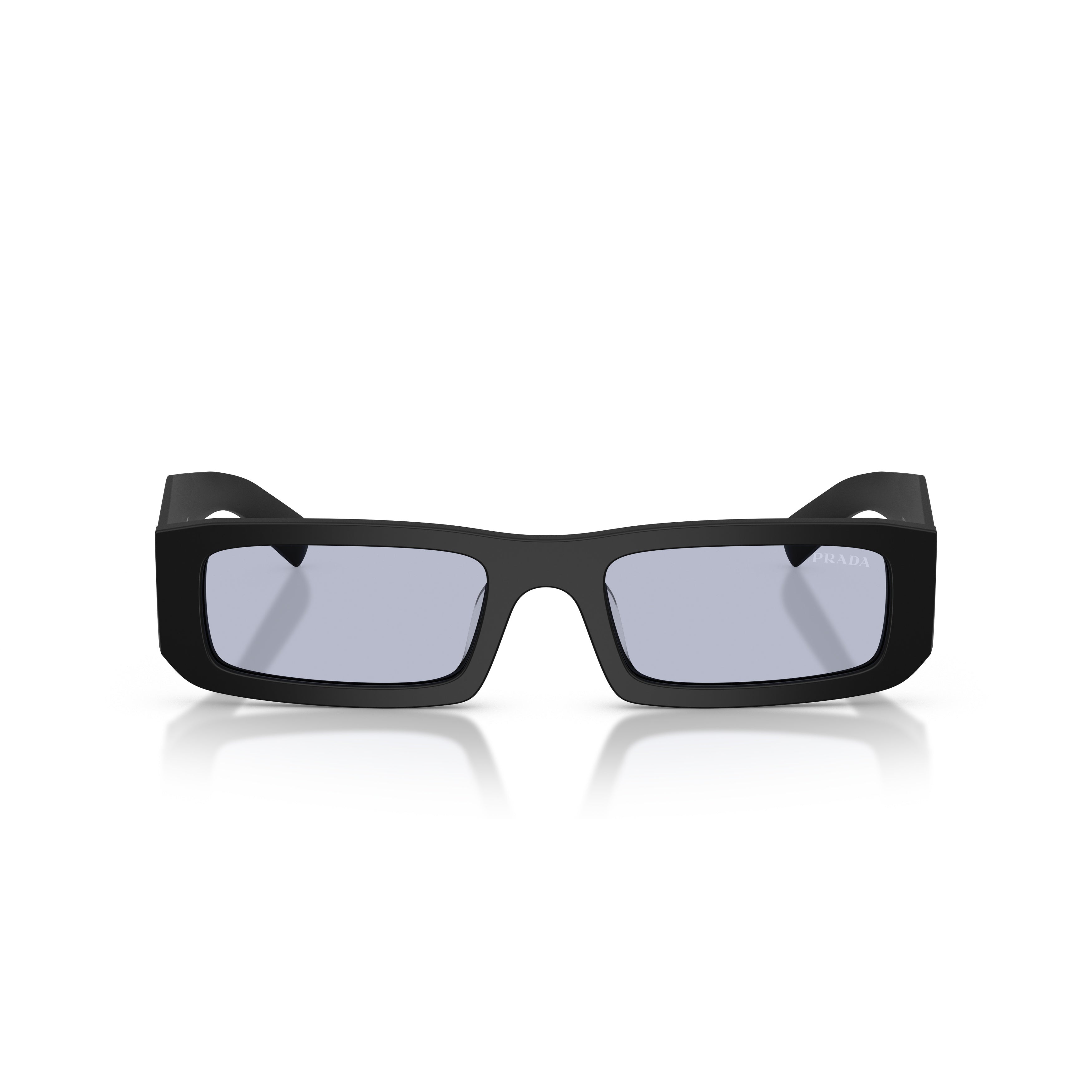 0pr D09sd Matte Black Rectangular Frame Sunglasses
