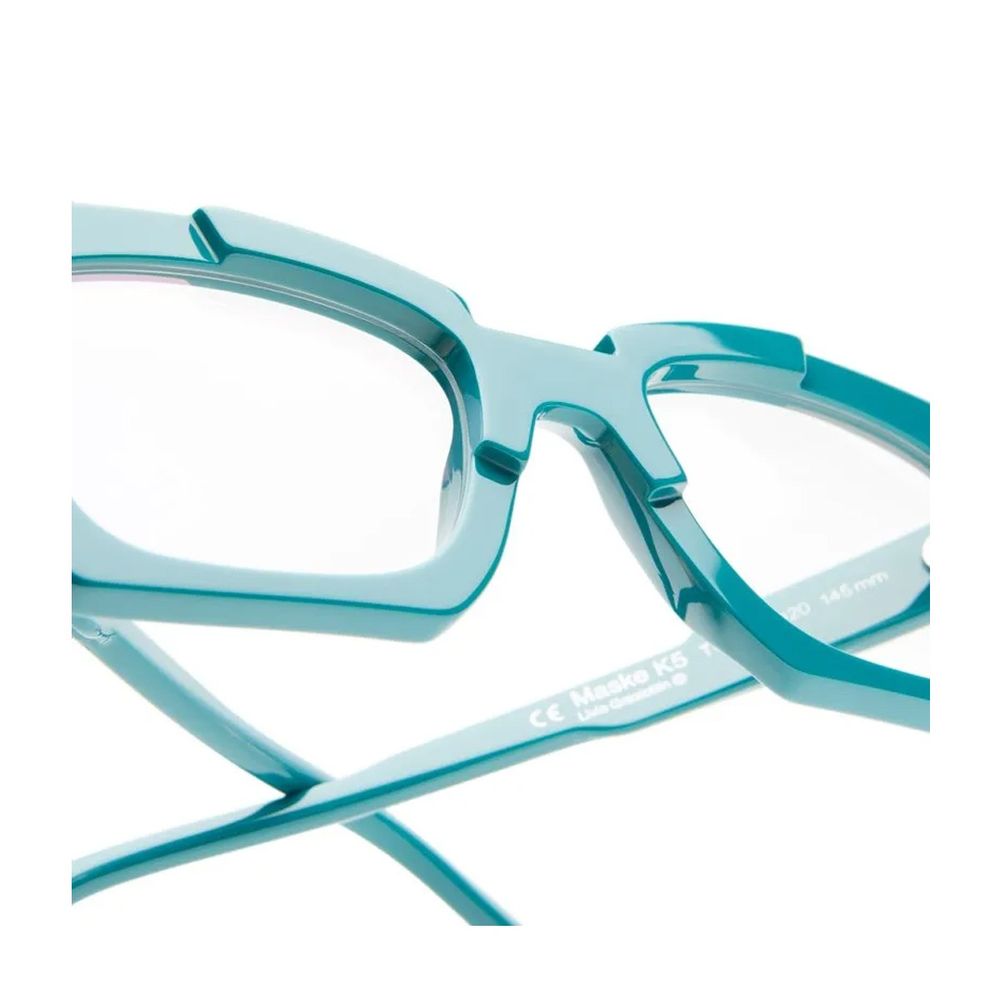 Mask K5 Bold Sculpted Squared Teal Green Kuboraum Eyewear