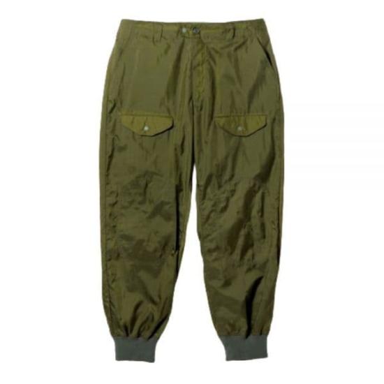 Green Relaxed-Fit Jogger Pants With Functional Pockets