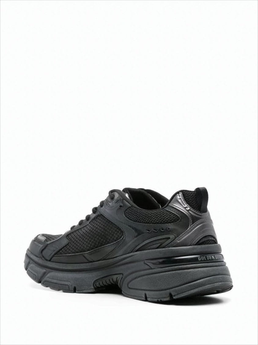 Chunky Sole Sneakers with Star Emblem