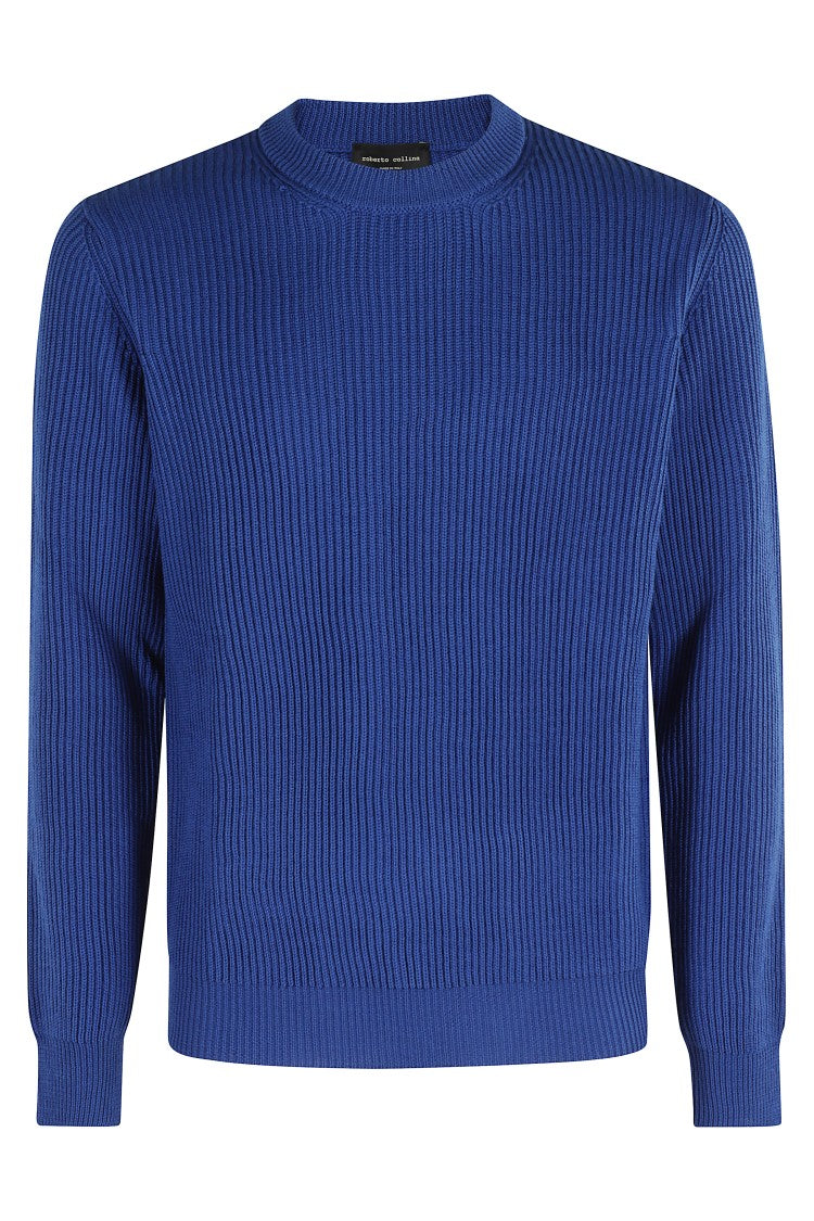 Ribbed Crewneck Long Sleeve Sweater