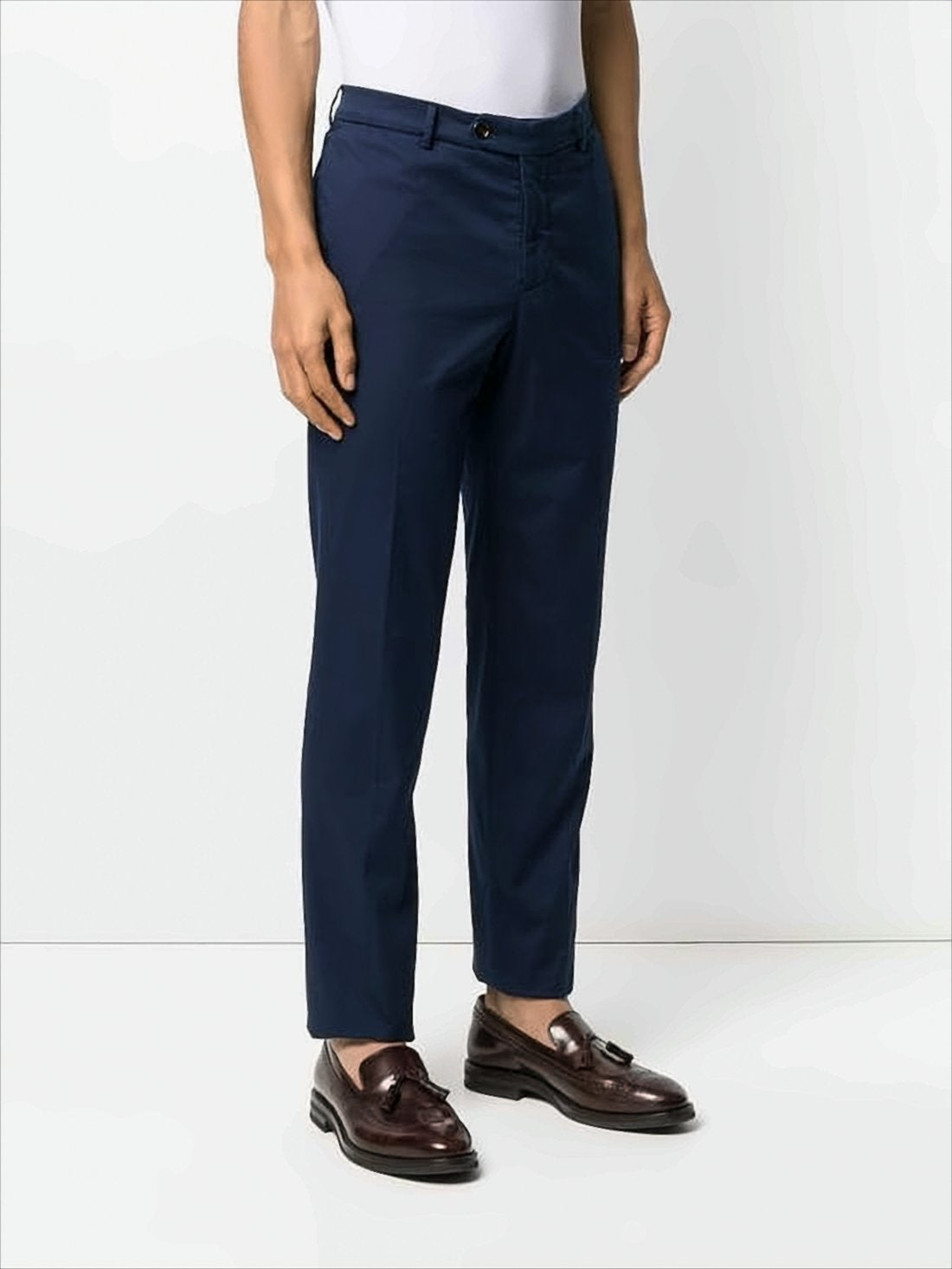 Mid-Rise Slim Fit Chino Pants