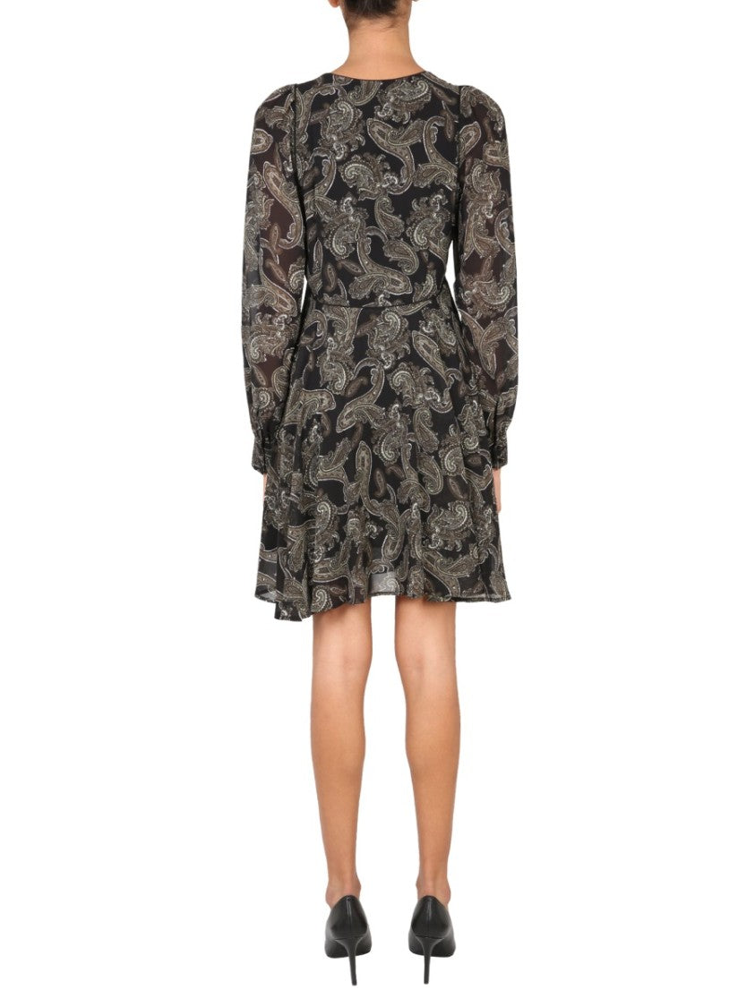 Intricate Paisley Mini Dress
