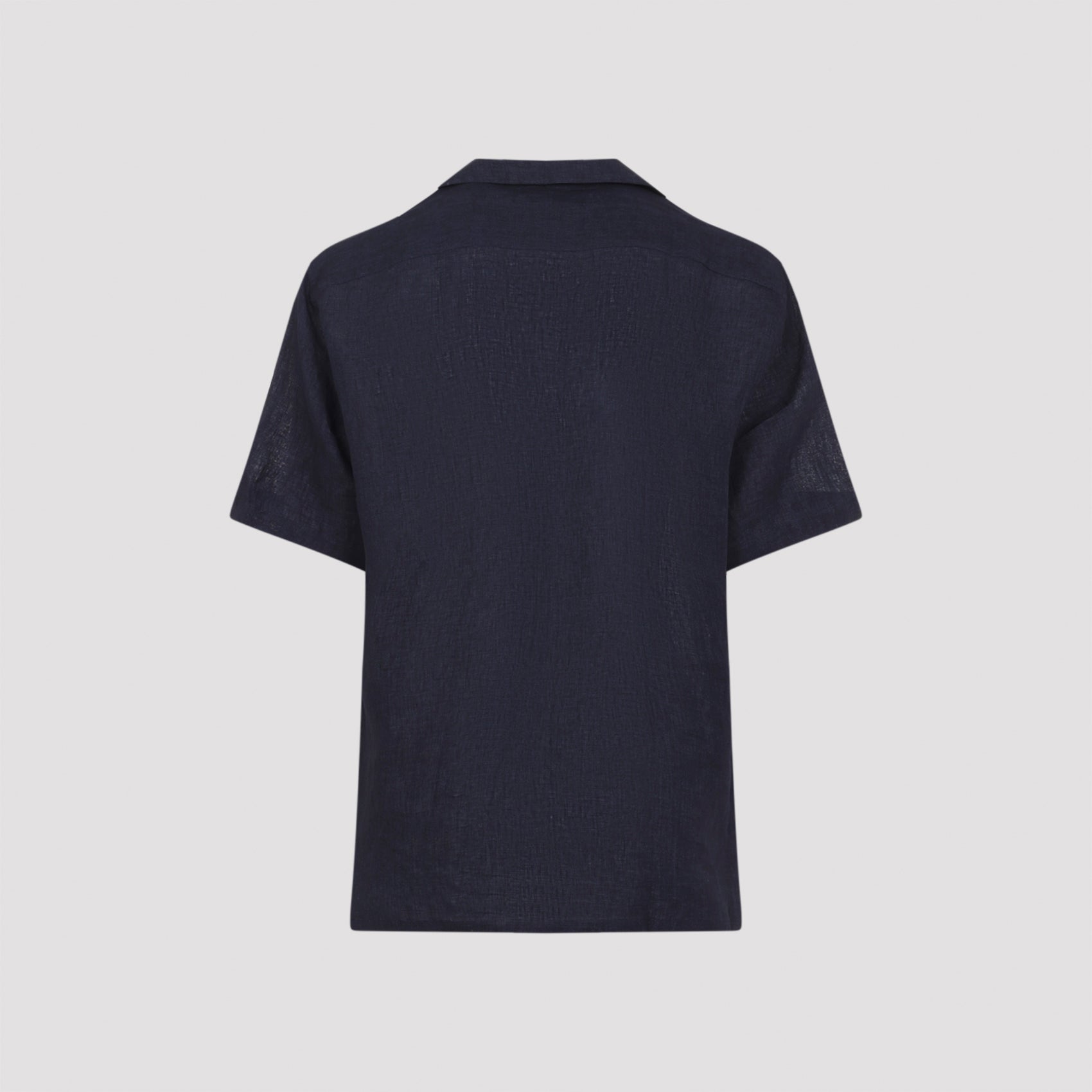 Tailored Short-Sleeved Linen Shirt