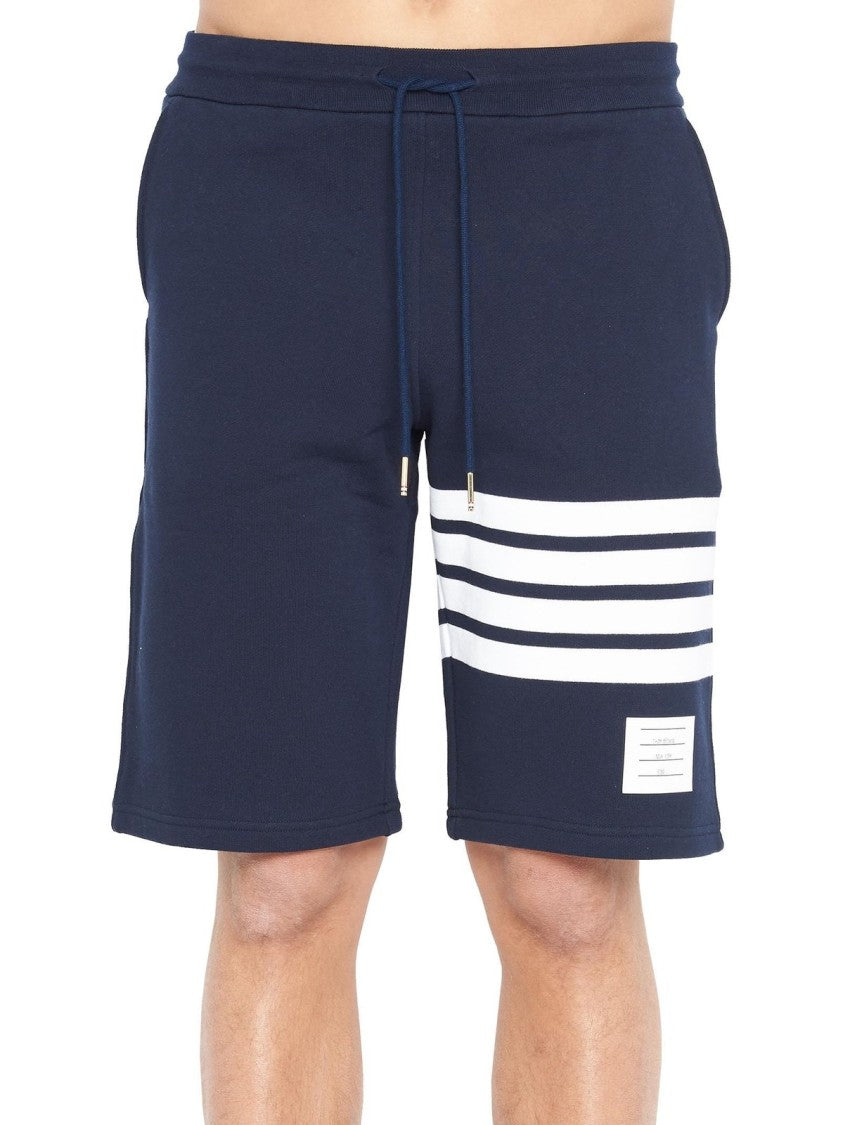 Classic Blue Cotton Shorts With Timeless Appeal