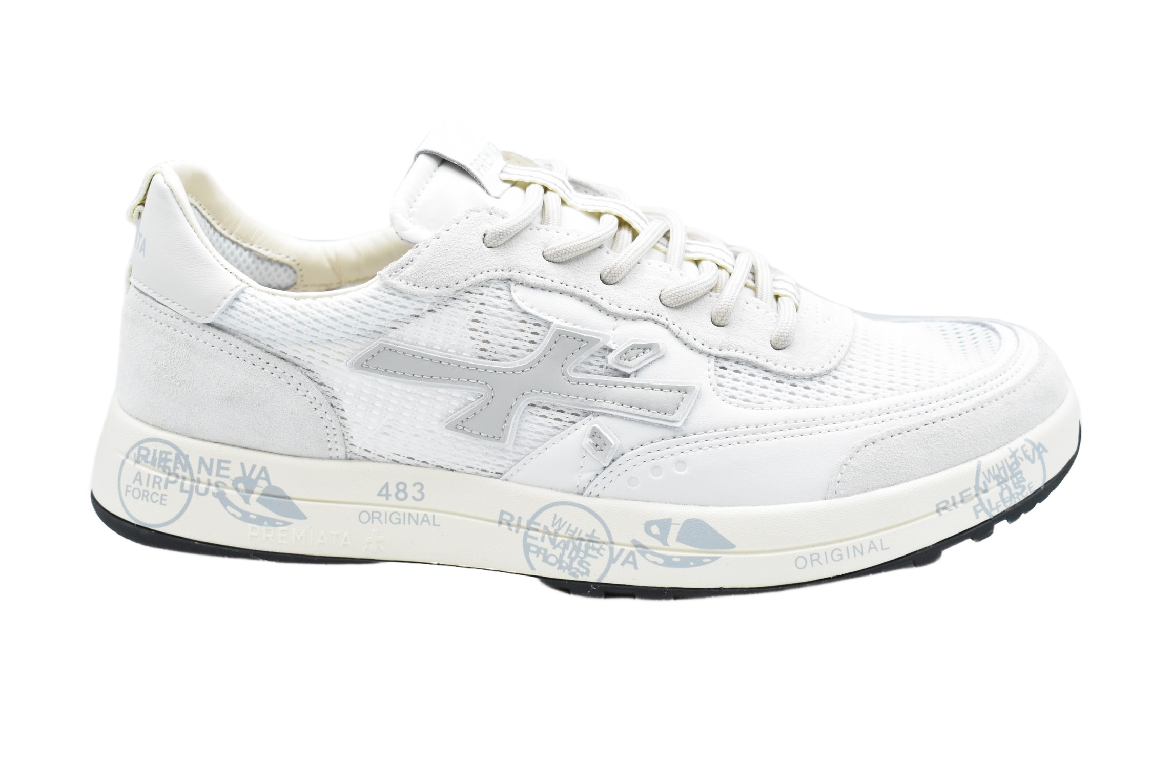 Low-Top Sneakers Crafted From Mesh