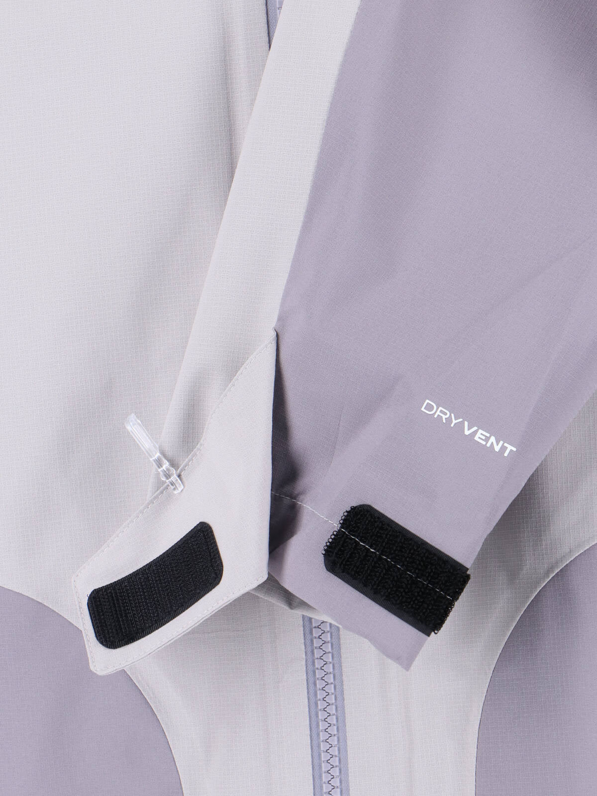 Grey NSE Zip-Up Fabric Jacket