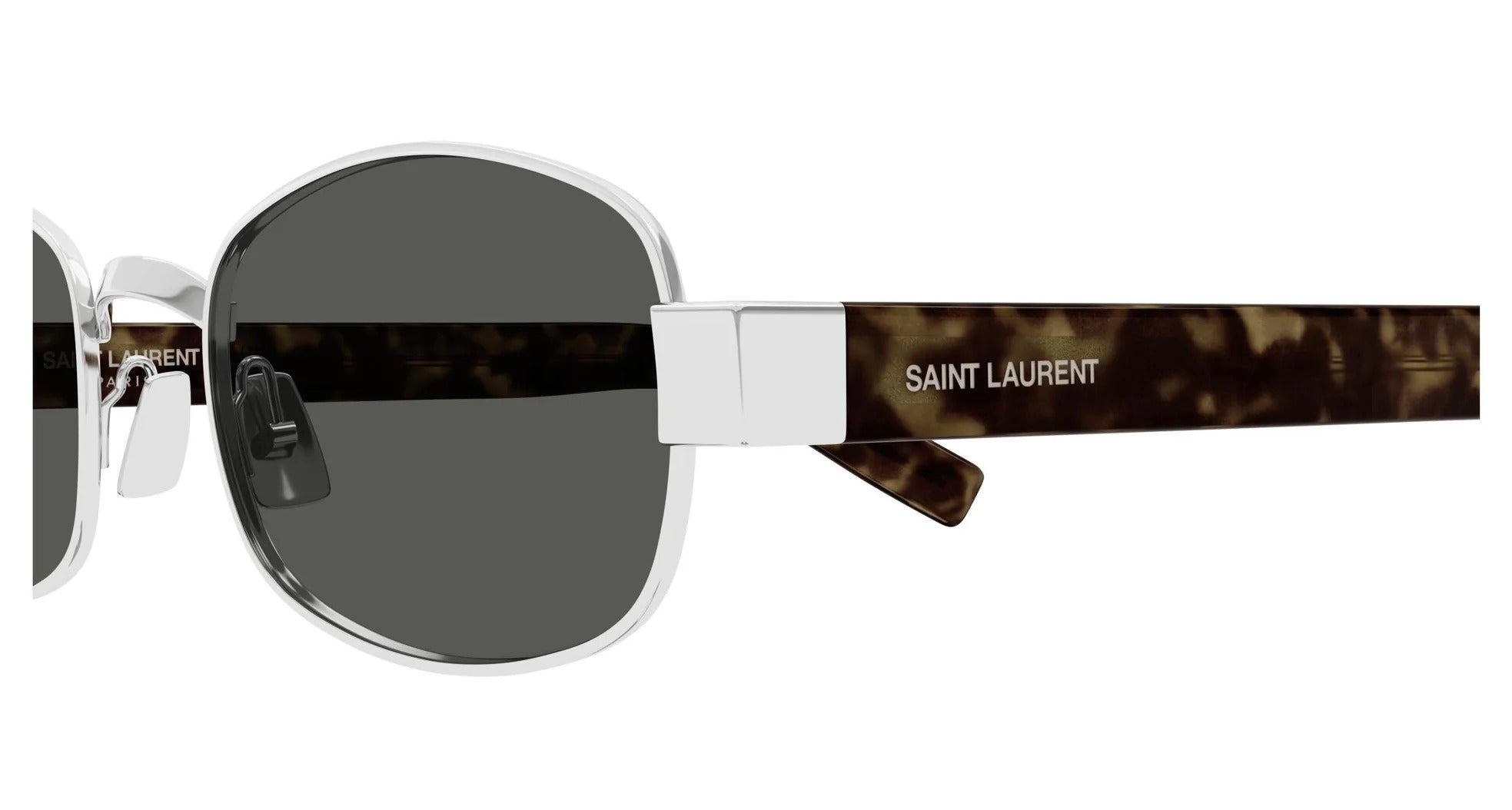 Sunglasses Saint Laurent SL 706 002 Silver Havana Grey 53/22/145