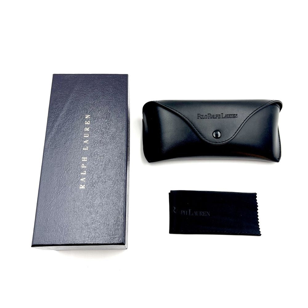 Ph3145 Refined Black Metal Oval Sunglasses