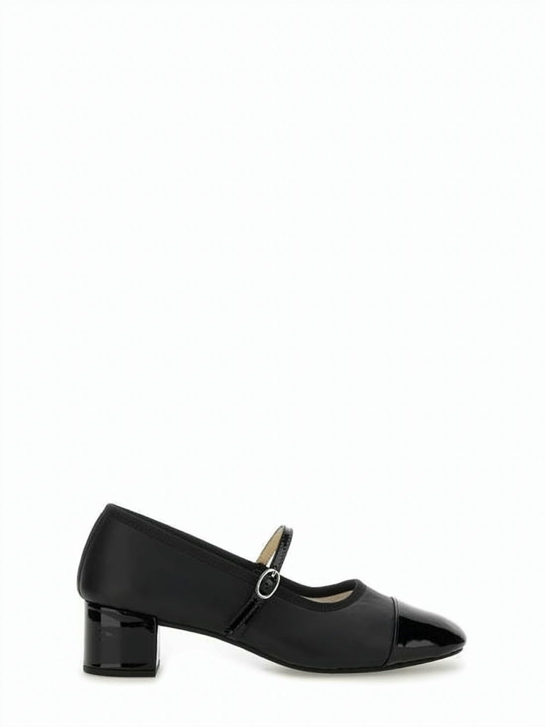 Pointed-Toe Pump with Low Kitten Heel