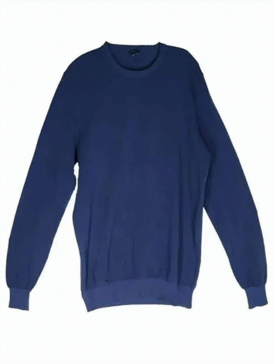 Classic Crew Neck Blue Sweater