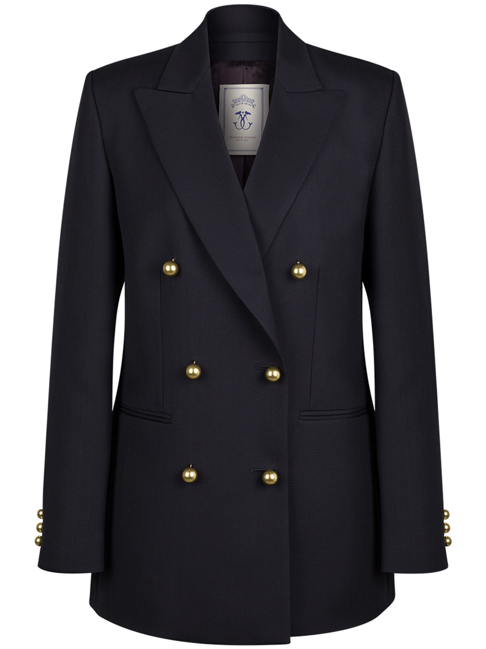Black Betty Tailored Structured Blazer