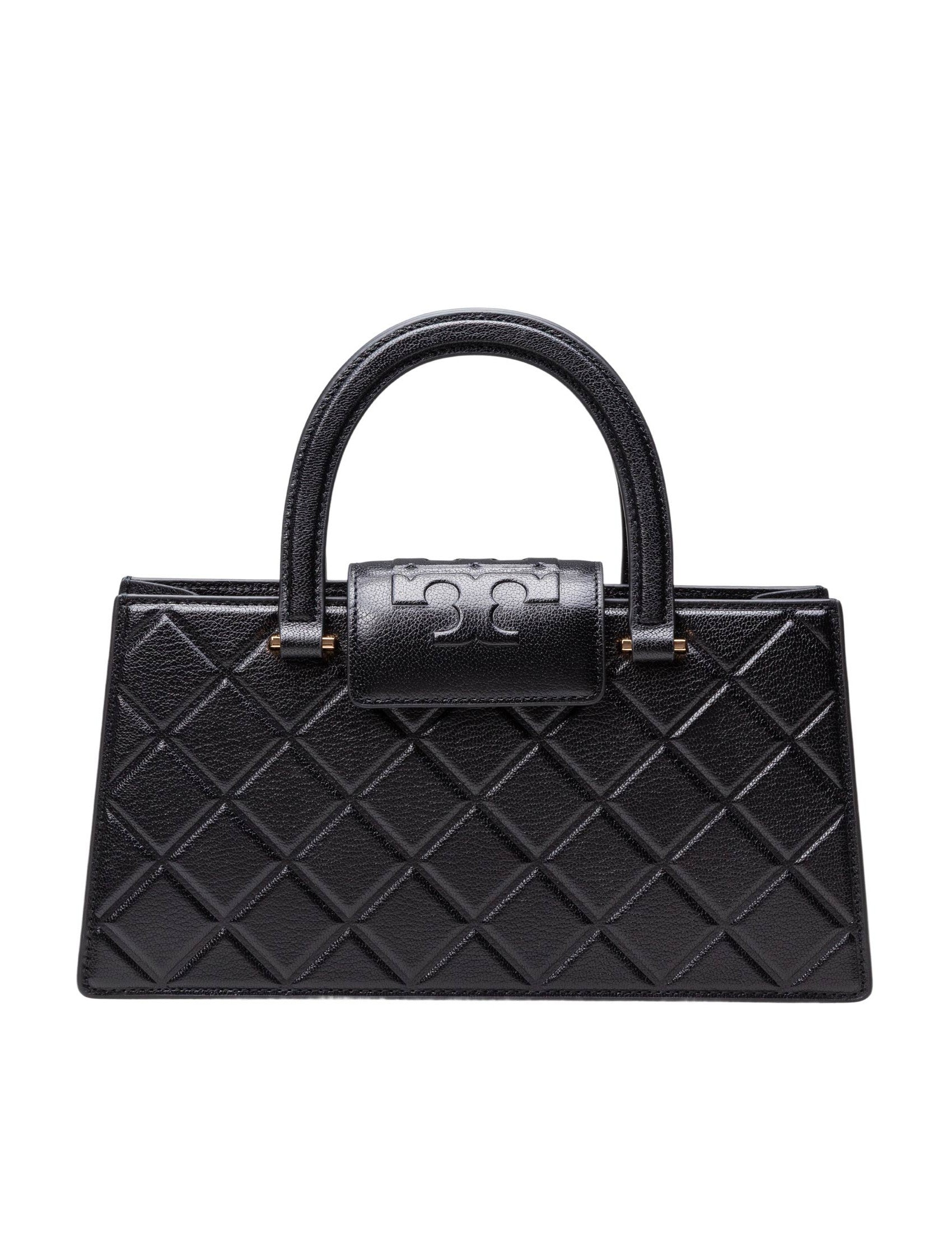 Toryburch Fleming East-West Leather Handbag