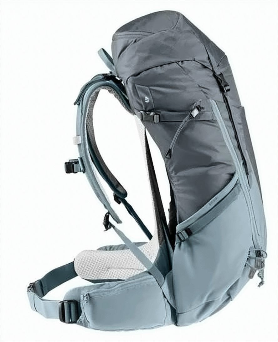 Structured Grey Backpack With Adjustable Padded Straps