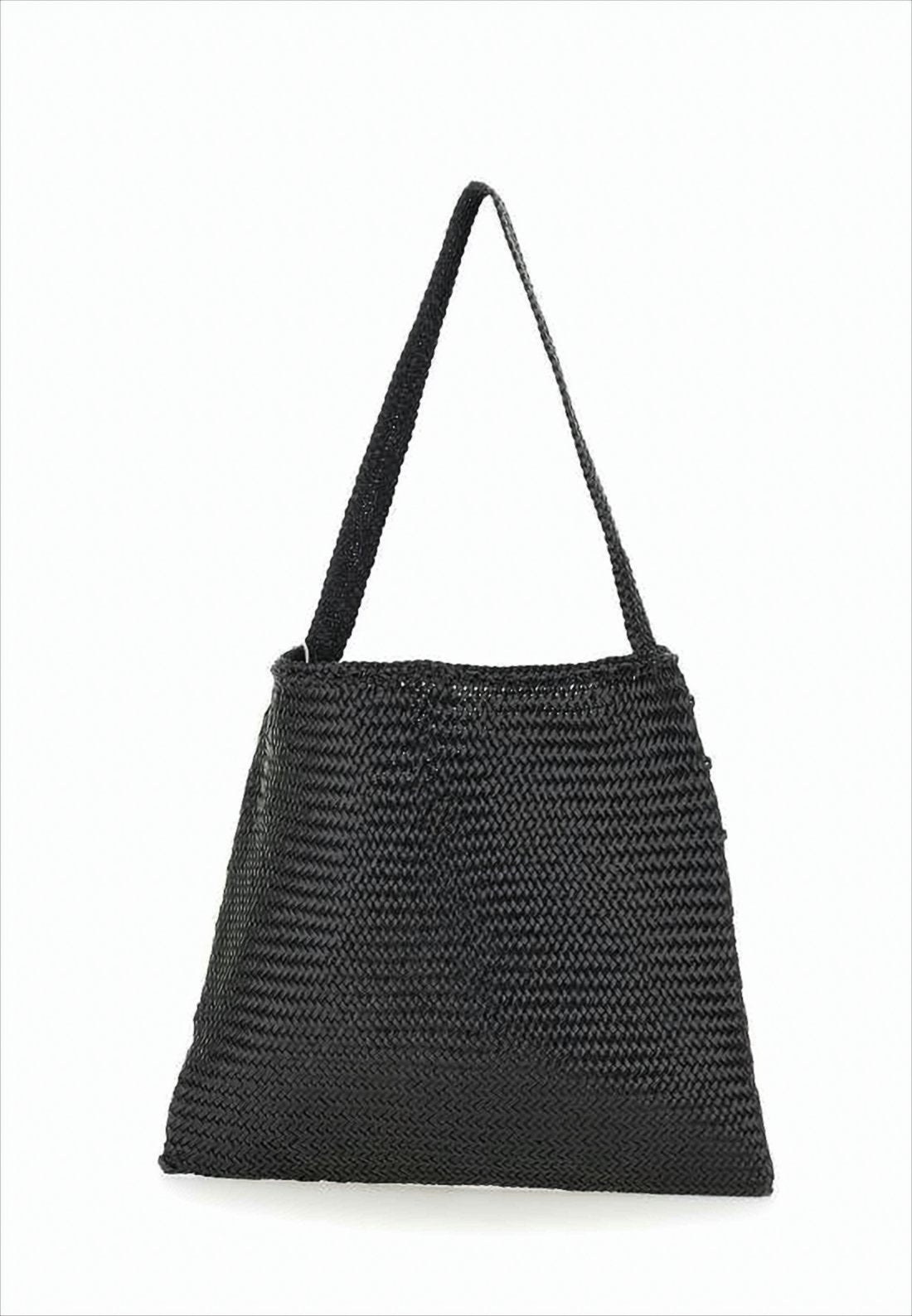 Structured Buffalo Leather Shoulder Bag