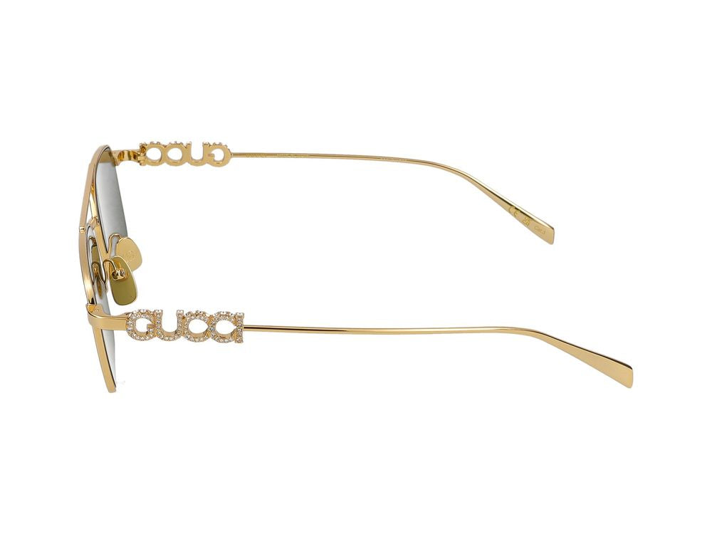 Okulary przeciwsłoneczne Gucci GG1804S 001 złoty złoty szary 54/19/145