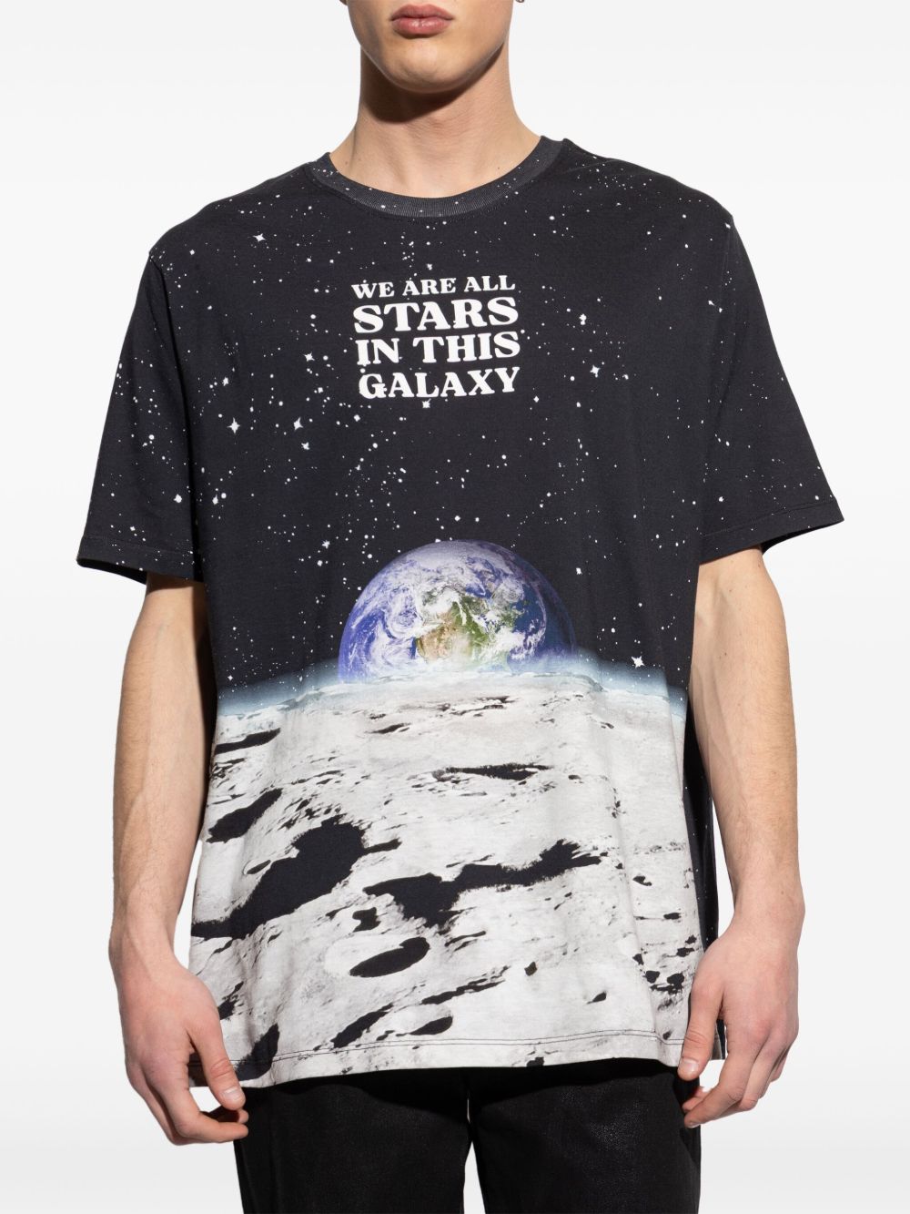 Space-Themed Graphic T-Shirt