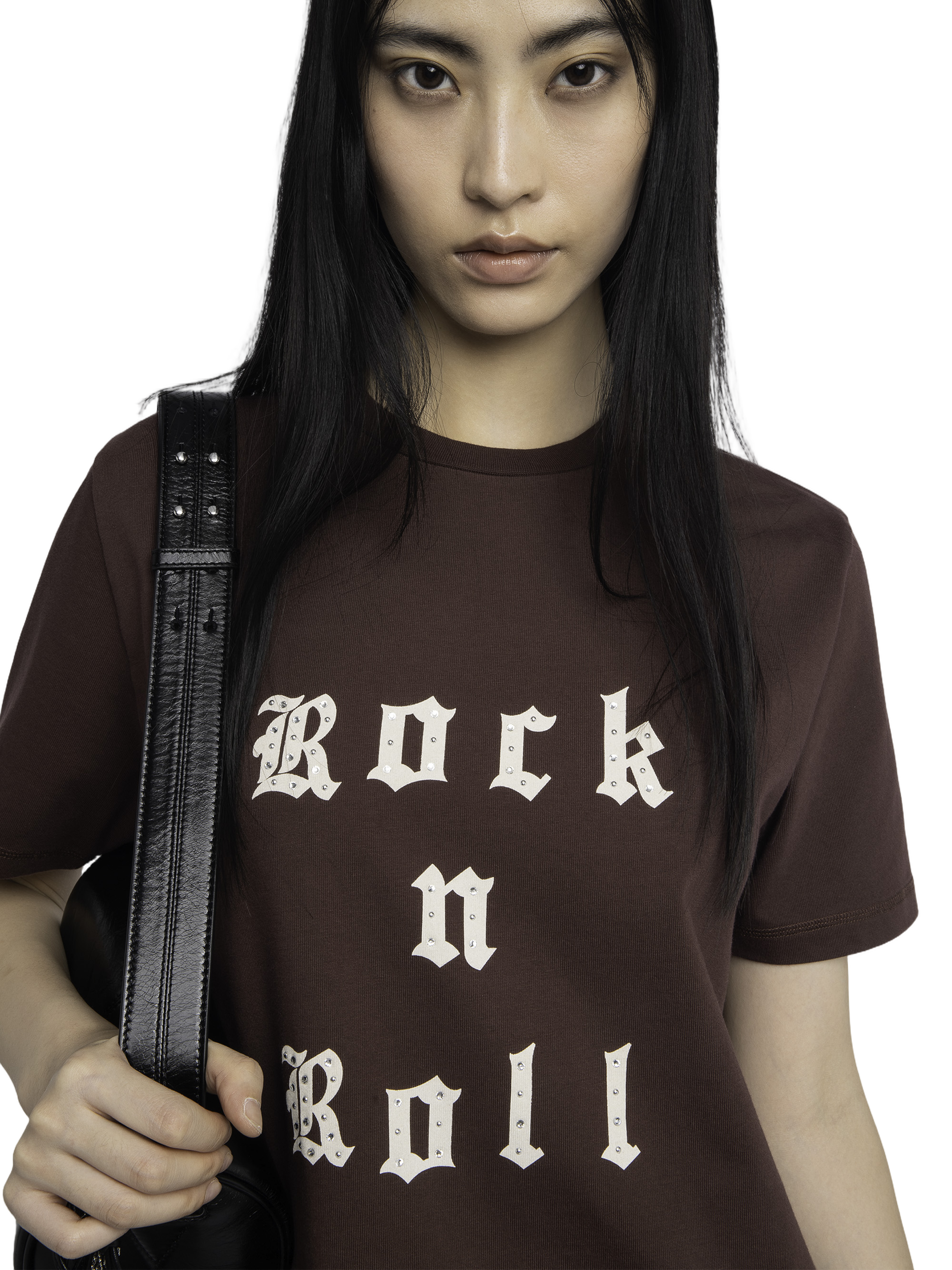 Burgundy Rock N Roll T-Shirt