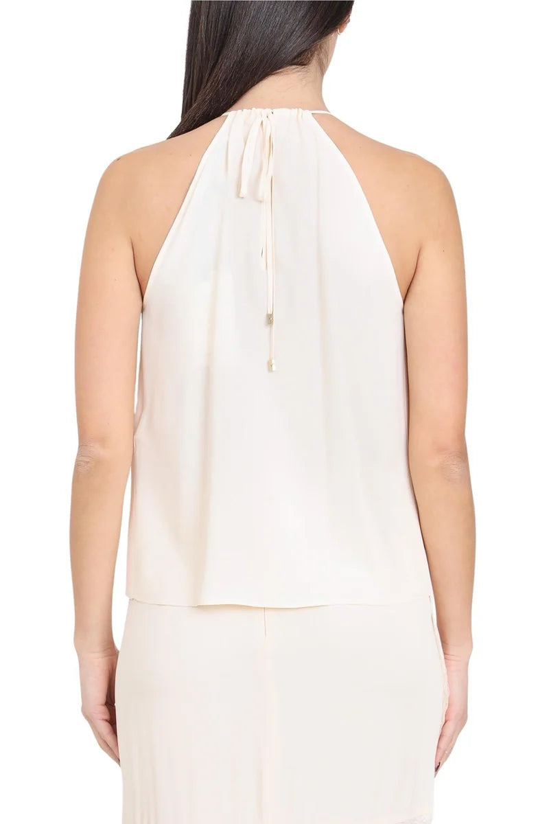 Acetate and Silk Top - Multicolor