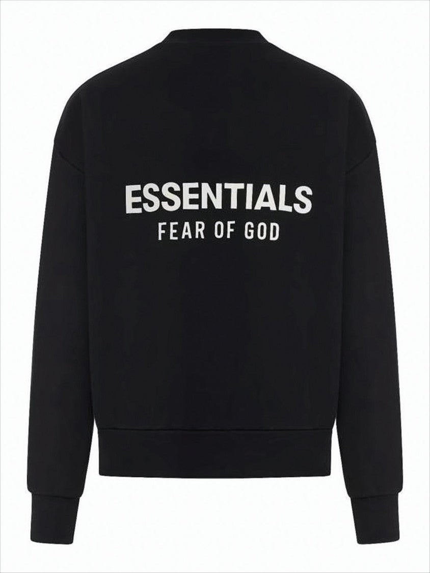 Long-Sleeve Pullover With Contrasting Back Print