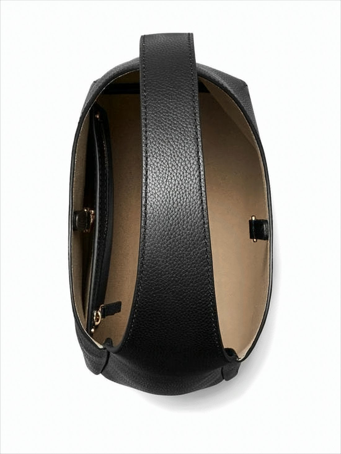 Textured Cow Leather Shoulder Bag