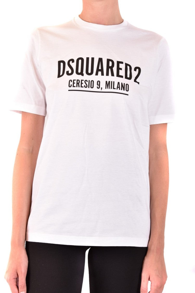 Classic White T-Shirt With Bold Logo Design