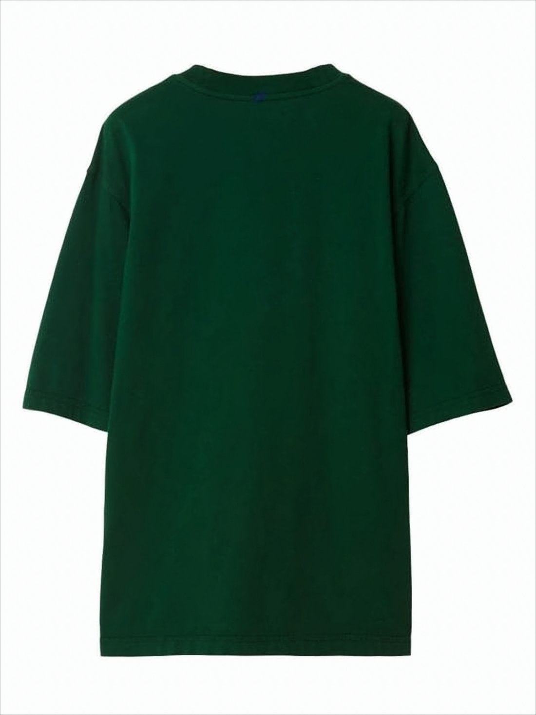 Boxy-Fit Deep Green Cotton T-Shirt