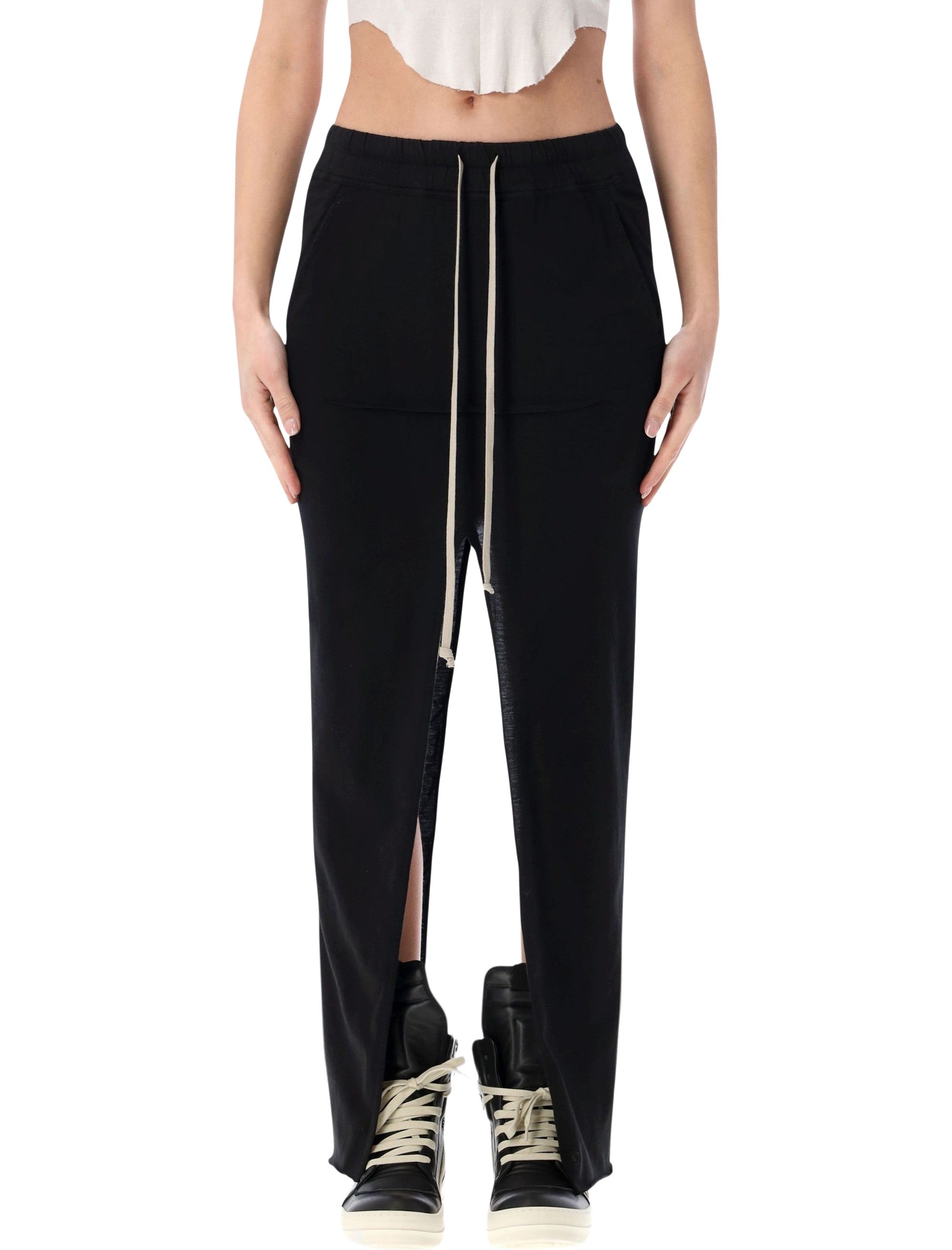 Pull-On Sliced Pillar Skirt