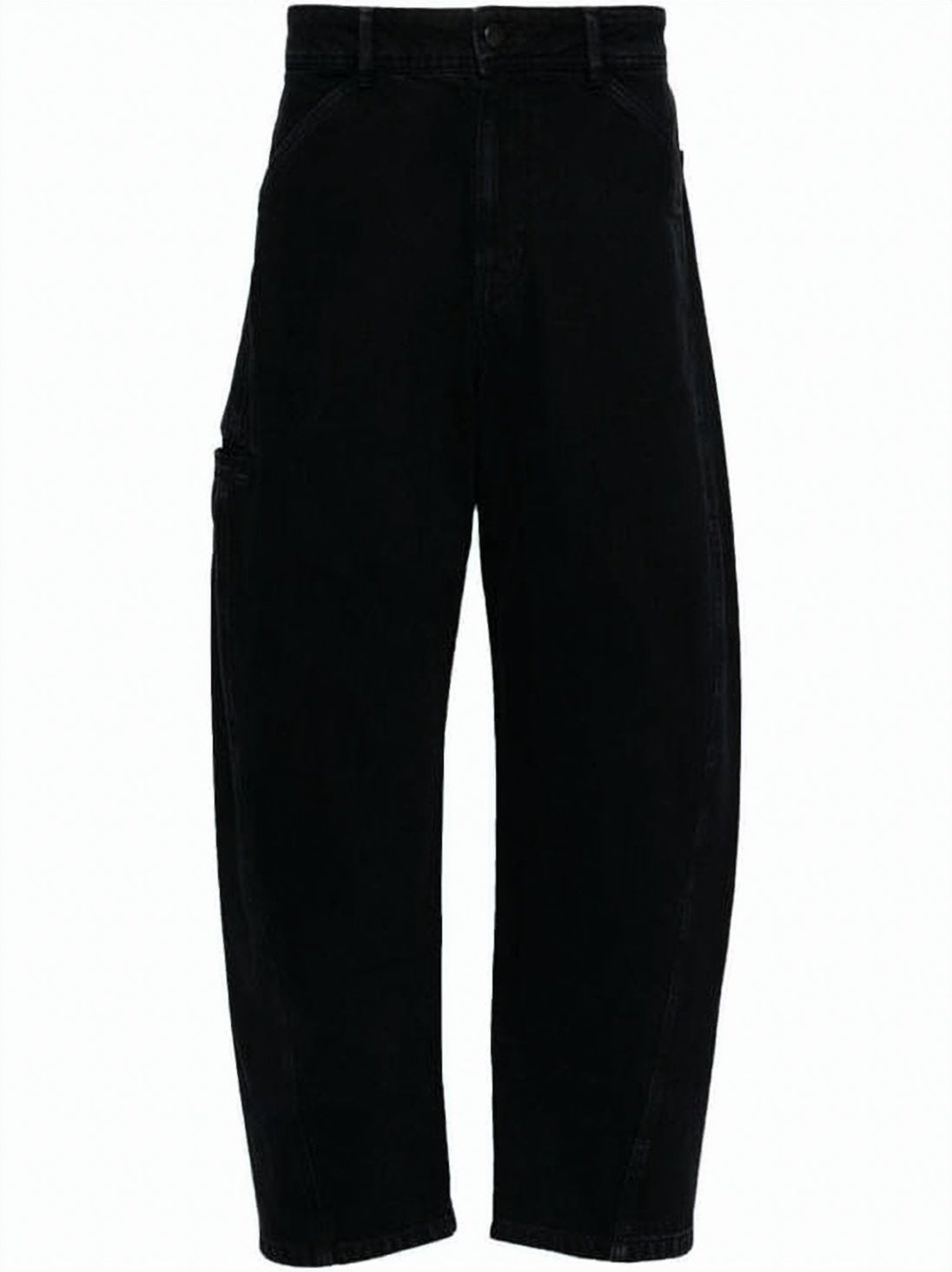 Straight-Leg Pants with Classic Five-Pocket Design