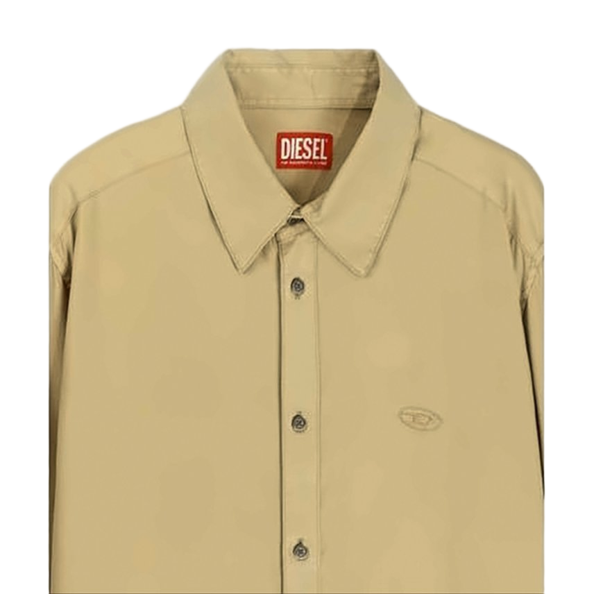 Long-Sleeve Casual Shirt with Classic Collar