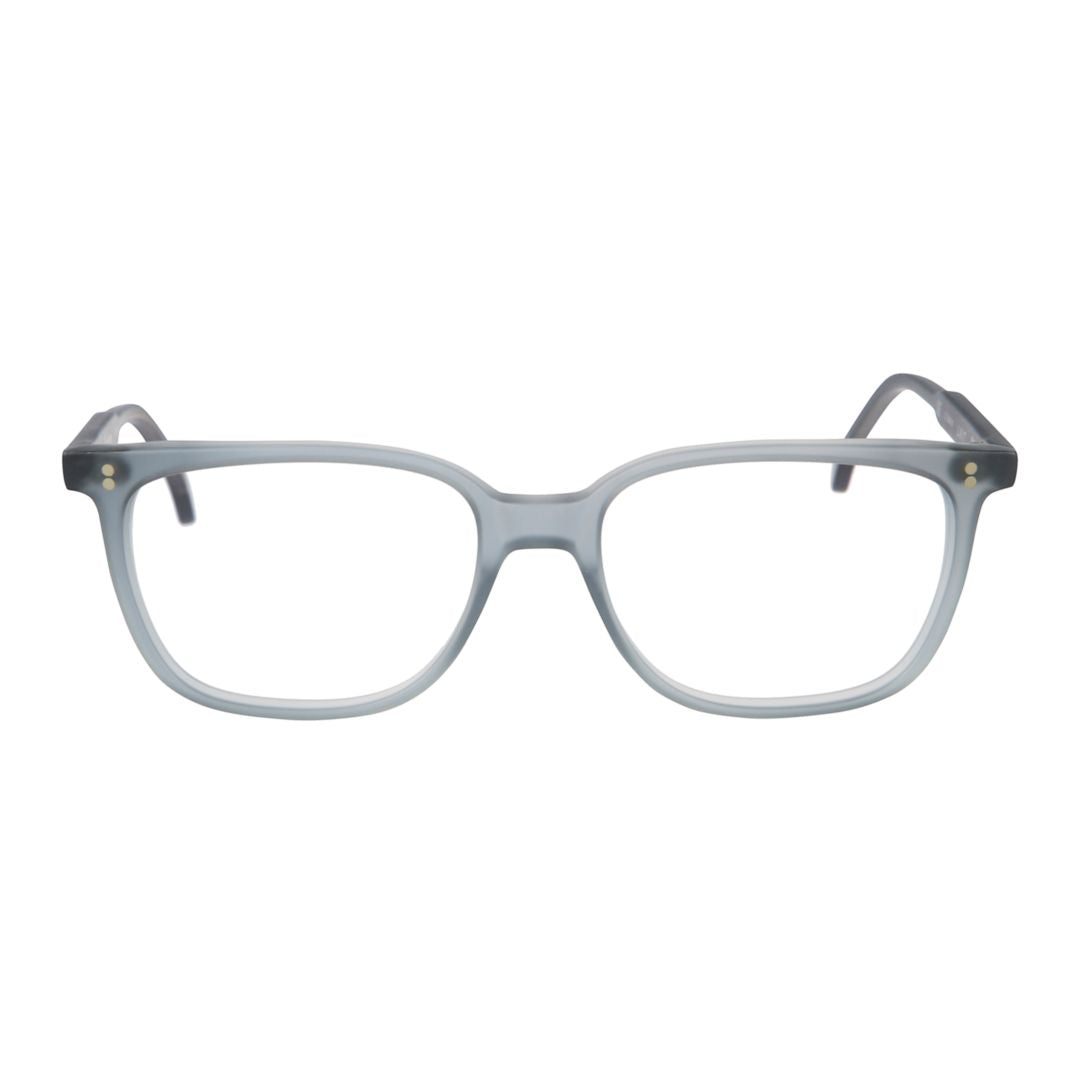 Lait Rectangular Gradient Frame Sunglasses with Metallic Rivet Details