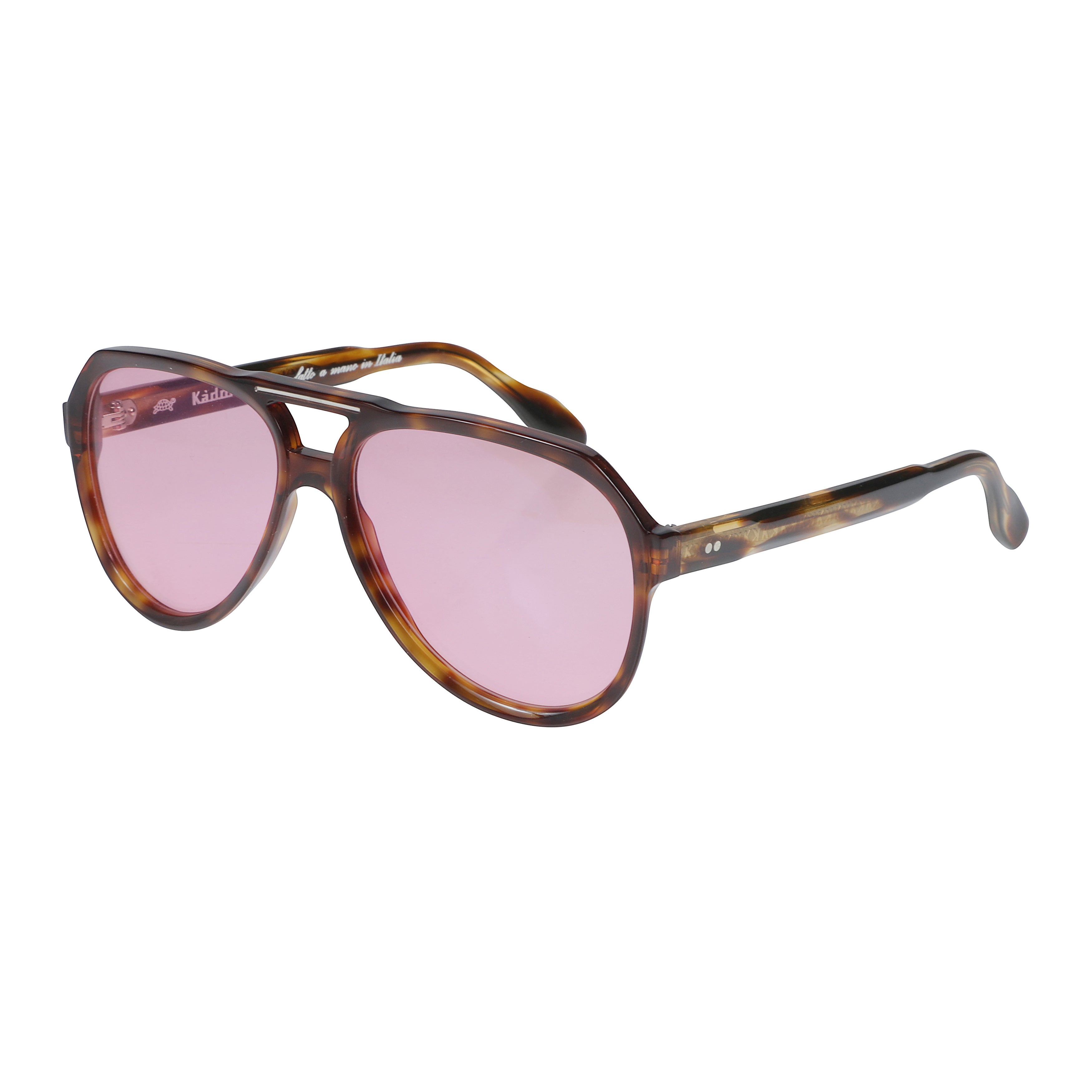 Big Pilot Classic Aviator Sunglasses with Tortoiseshell Frame