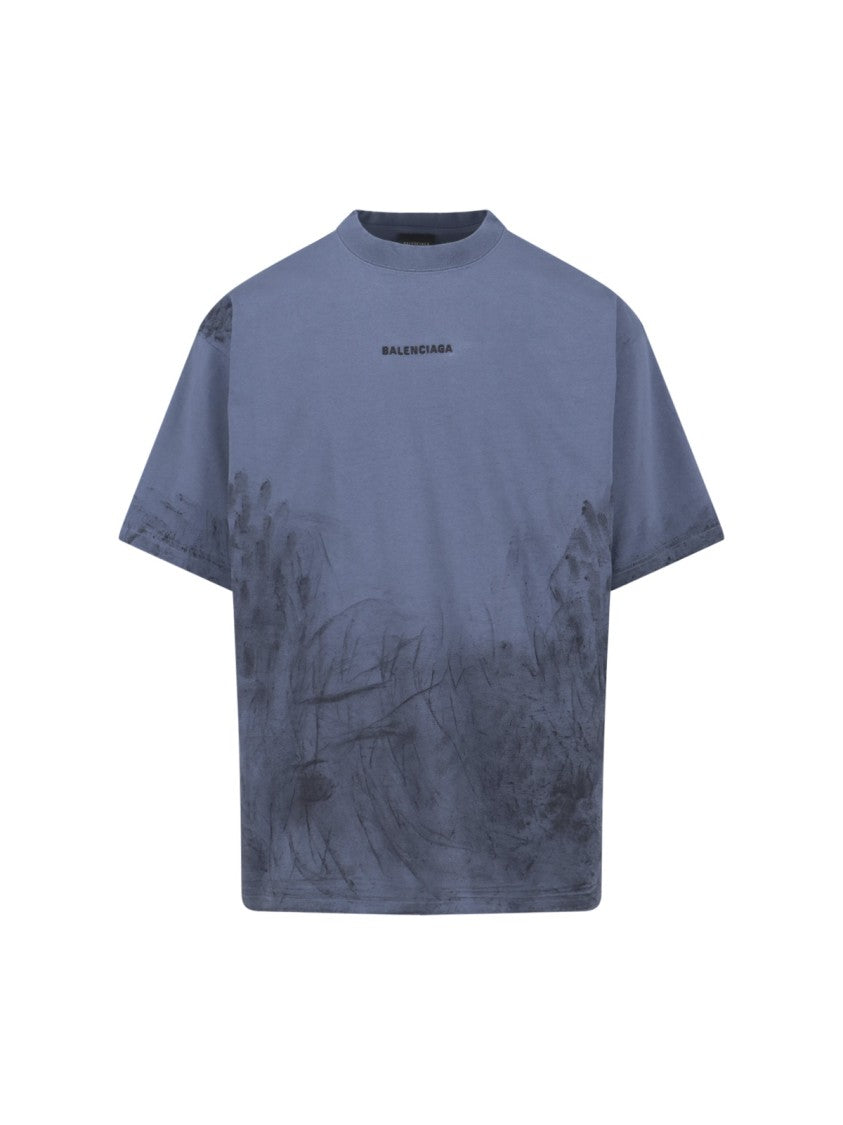 "Back" T-Shirt – Blue