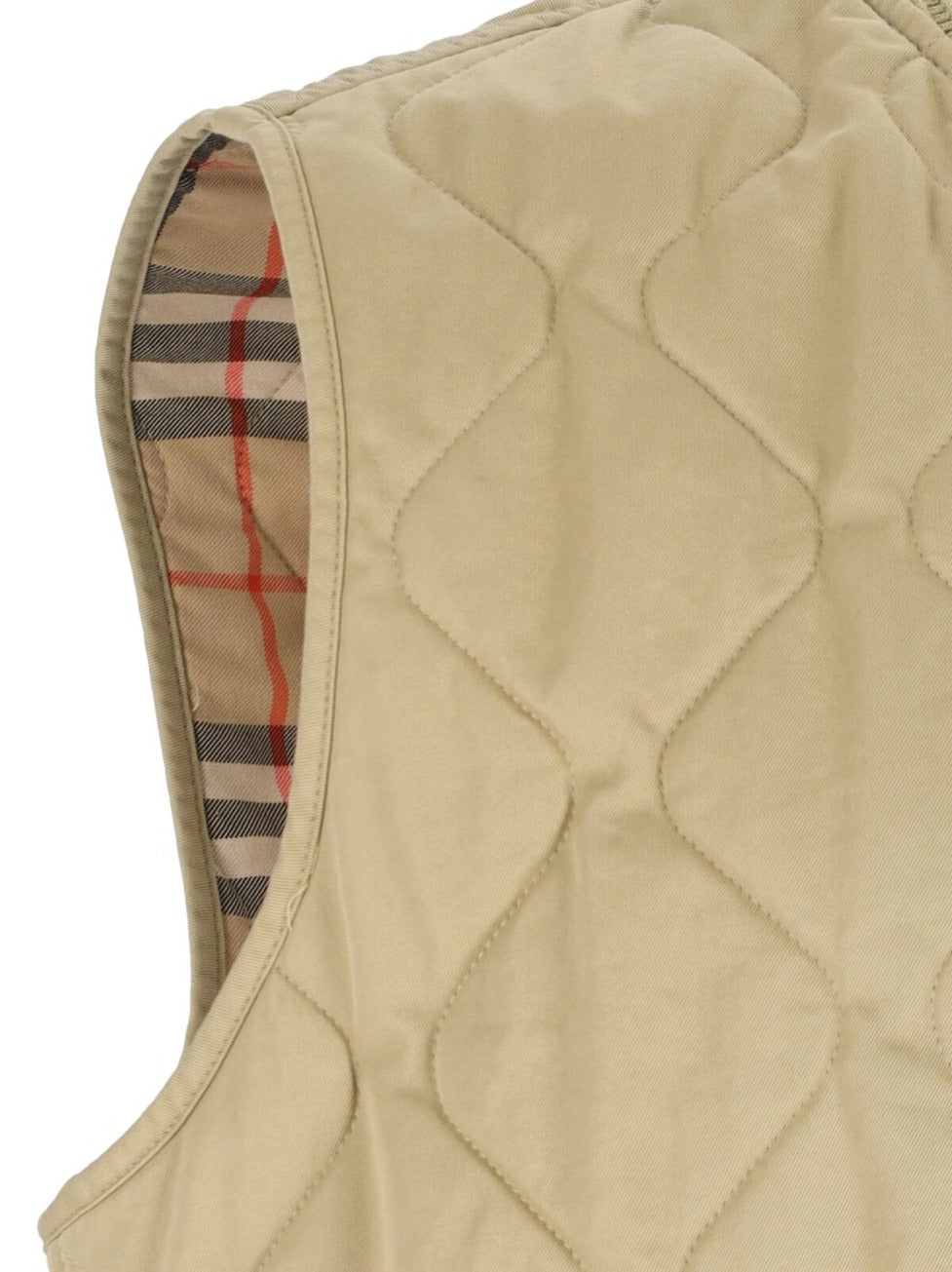 Quilted Vest – Beige