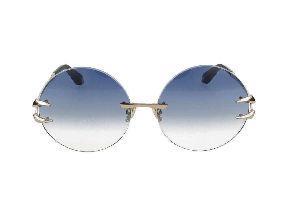 Sunglasses Roberto Cavalli SRC006 594B Oro Chiaro Lucido 63/17/140