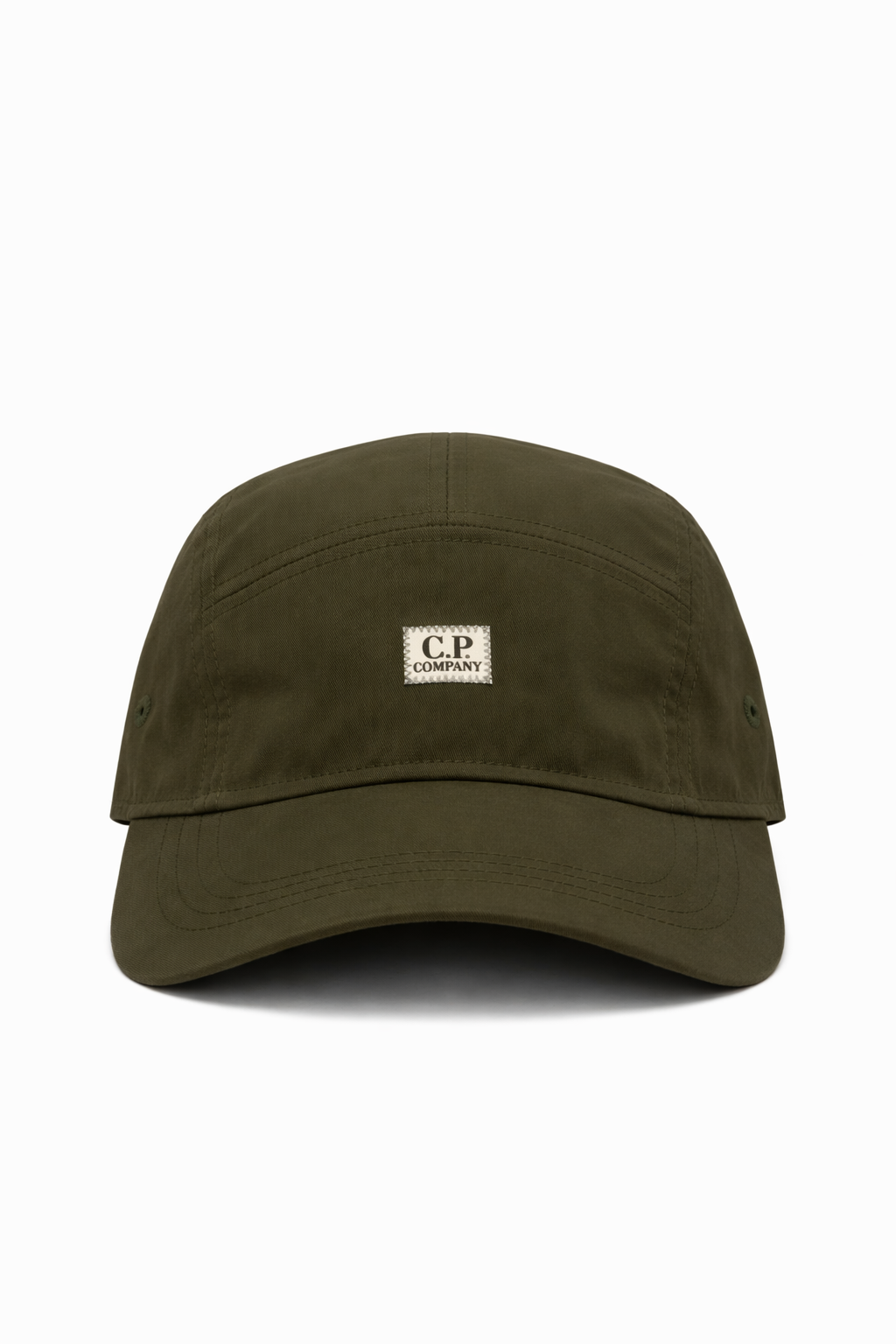 Logo Label Curved Peak Cap