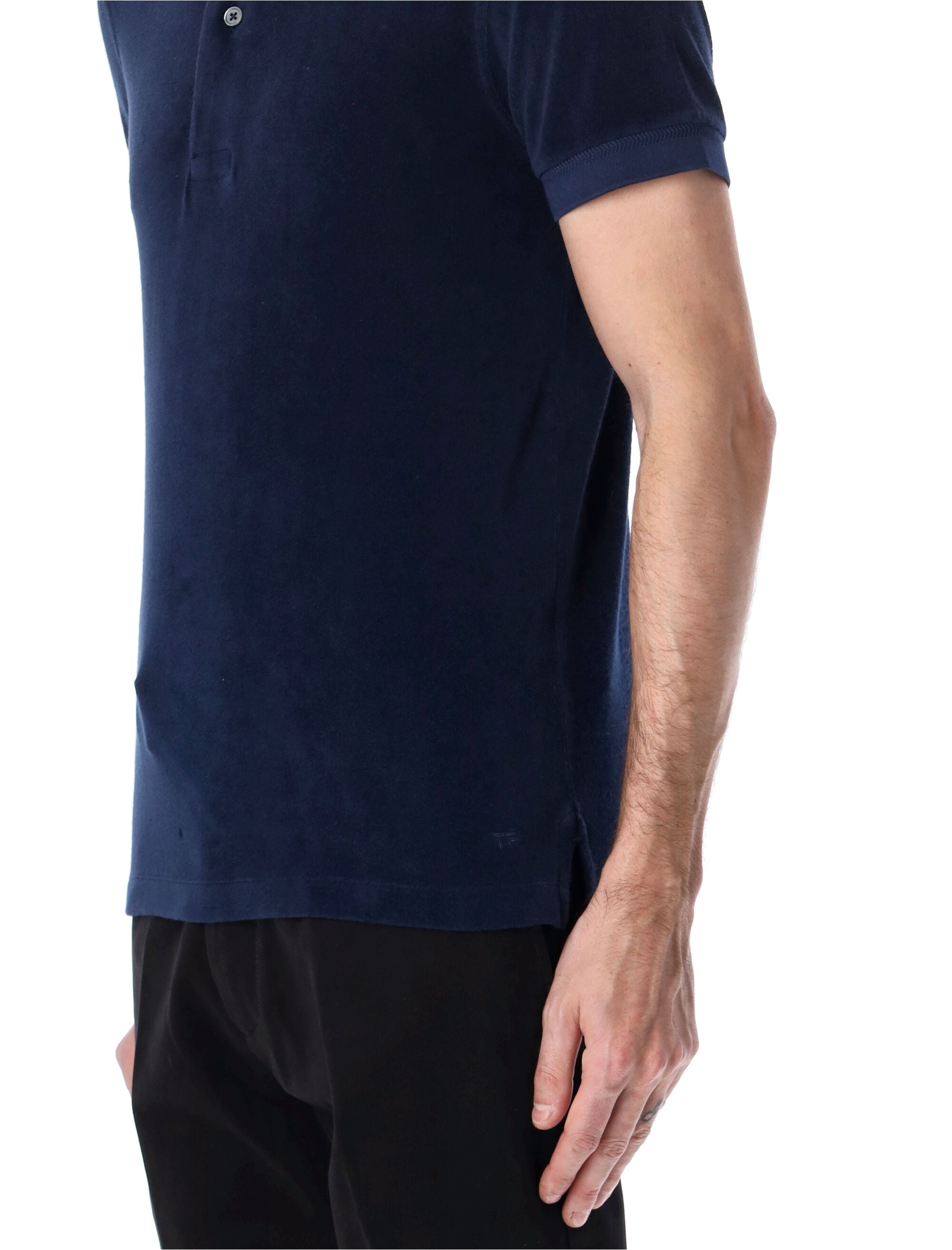 Cotton-Blend Towelling Polo